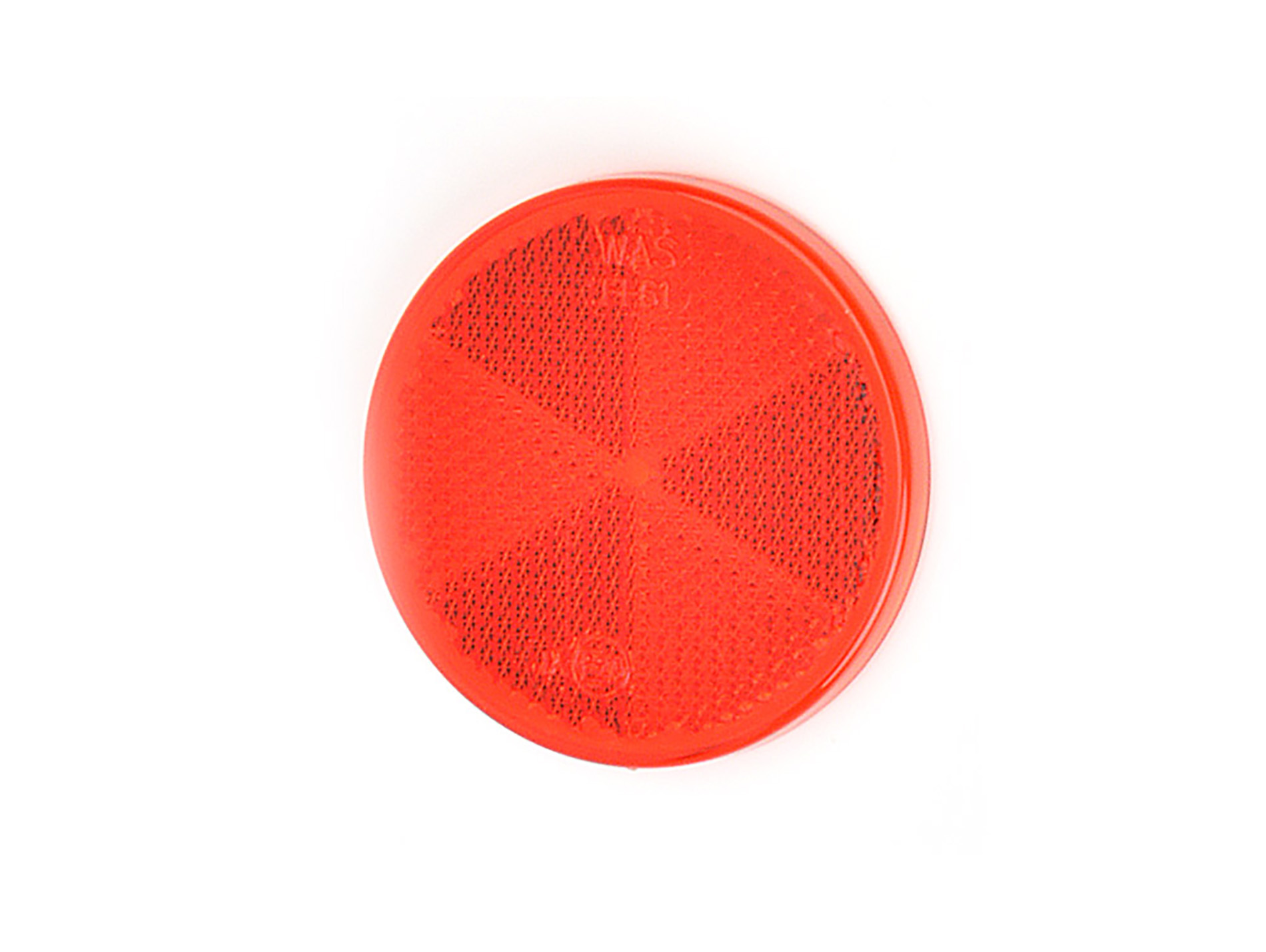 Catadioptre rond adhésif rouge SARR