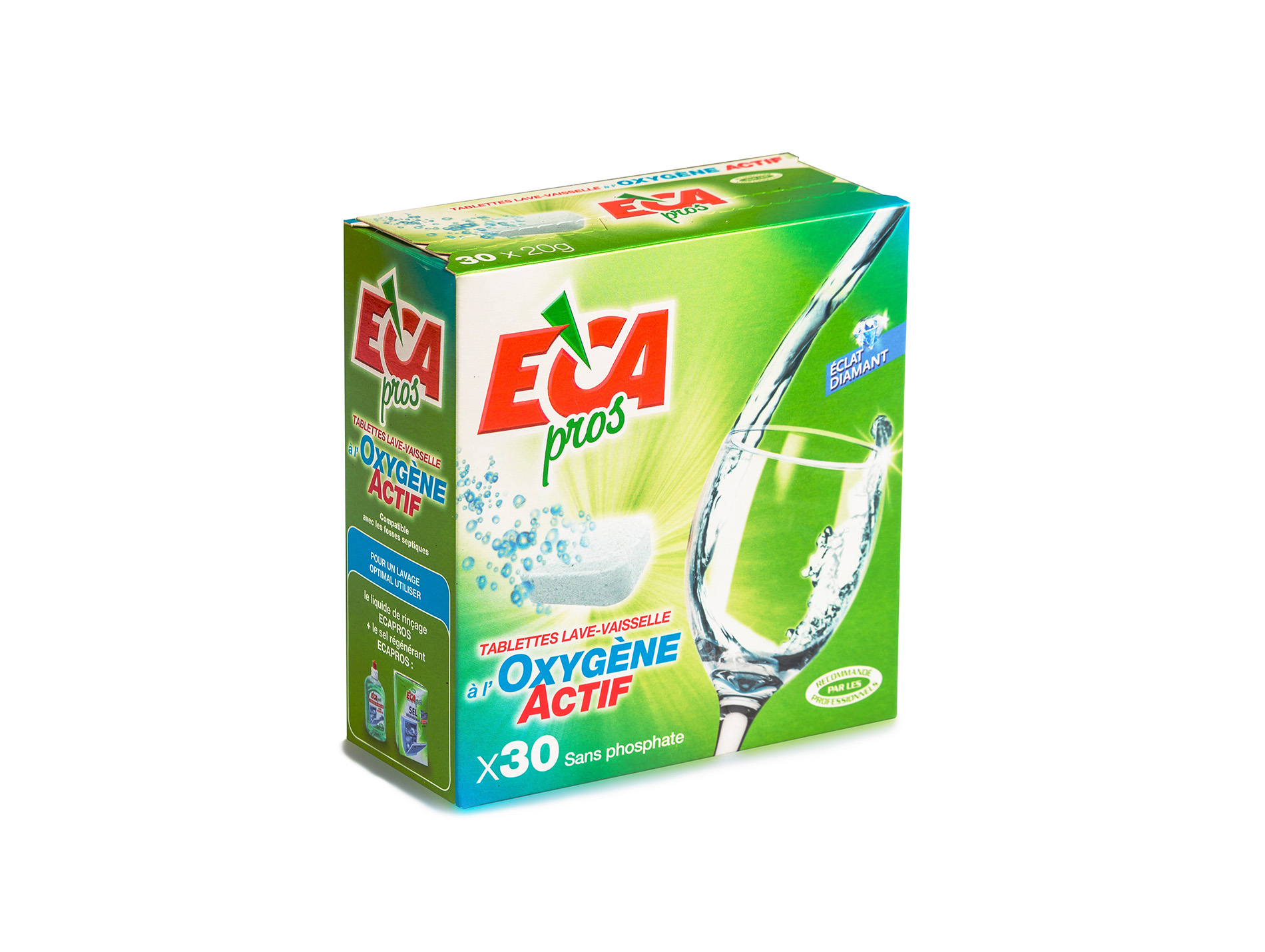 Tablette lave-vaisselle à l'oxygène actif x30