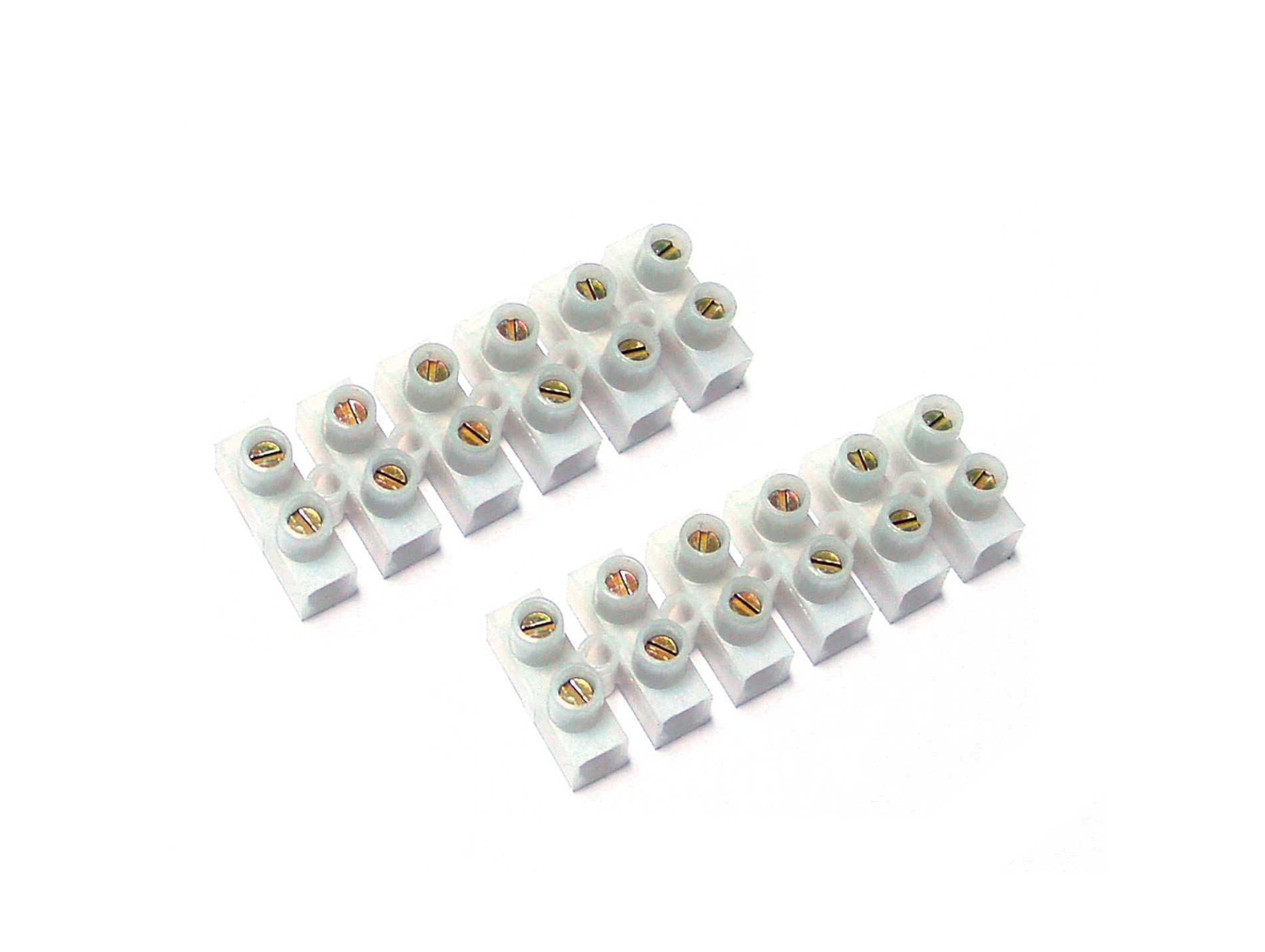 Barrettes domino 6 connecteurs section 16mm² x2