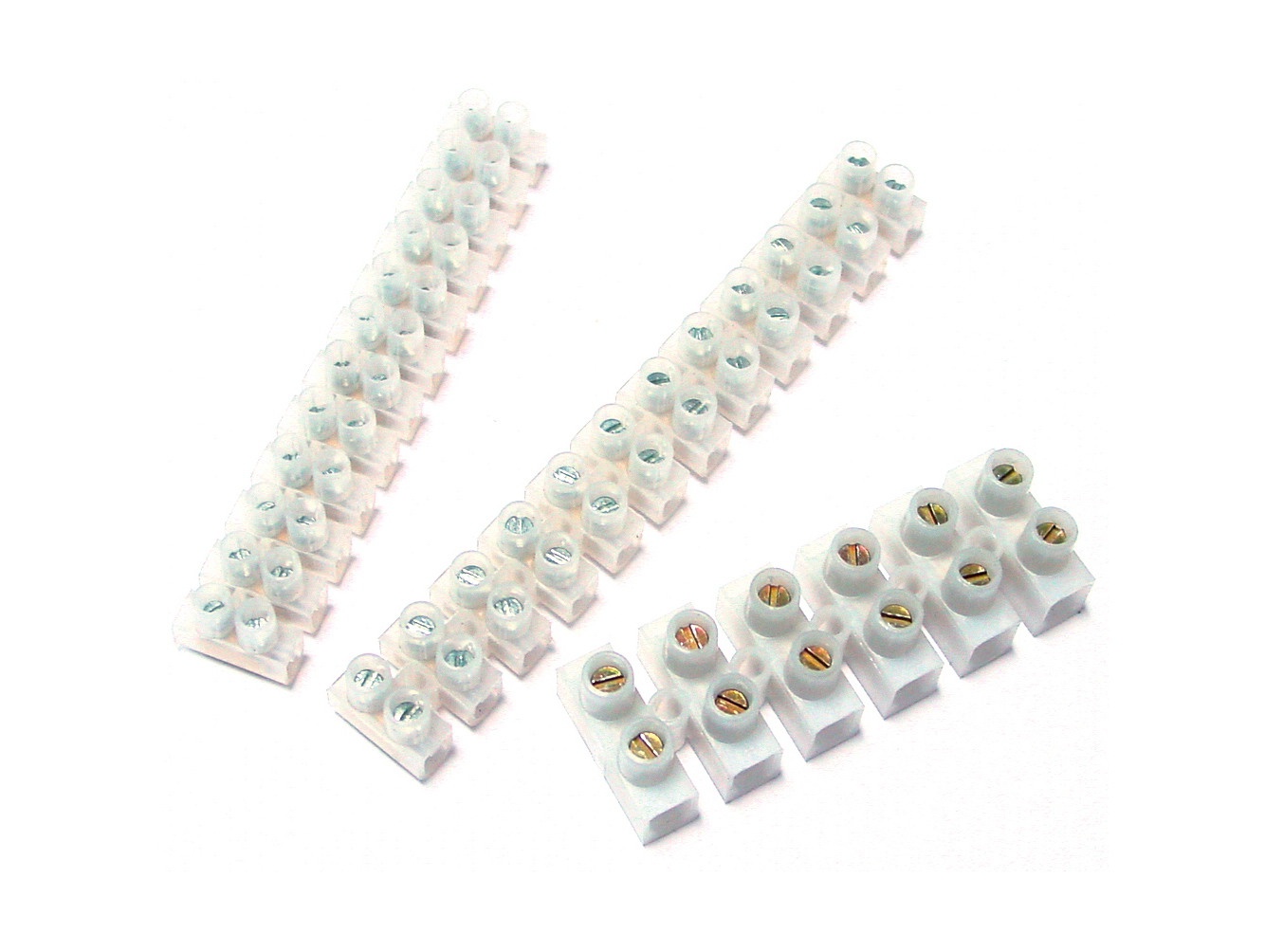 Barrettes domino 6 connecteurs section 10mm² x2