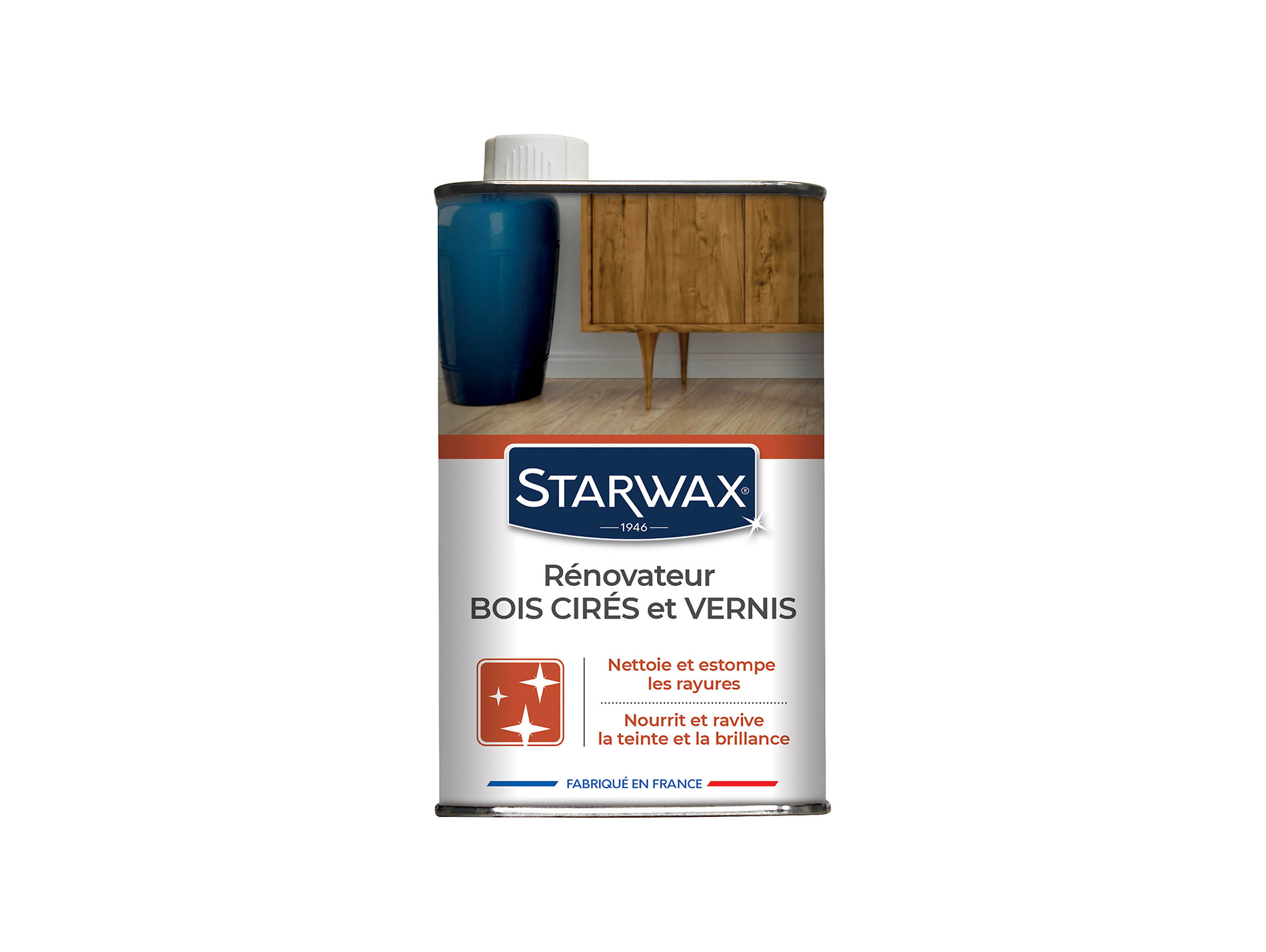 Rénovateur bois cirés et vernis SARTWAX mobilier intérieur 500ml