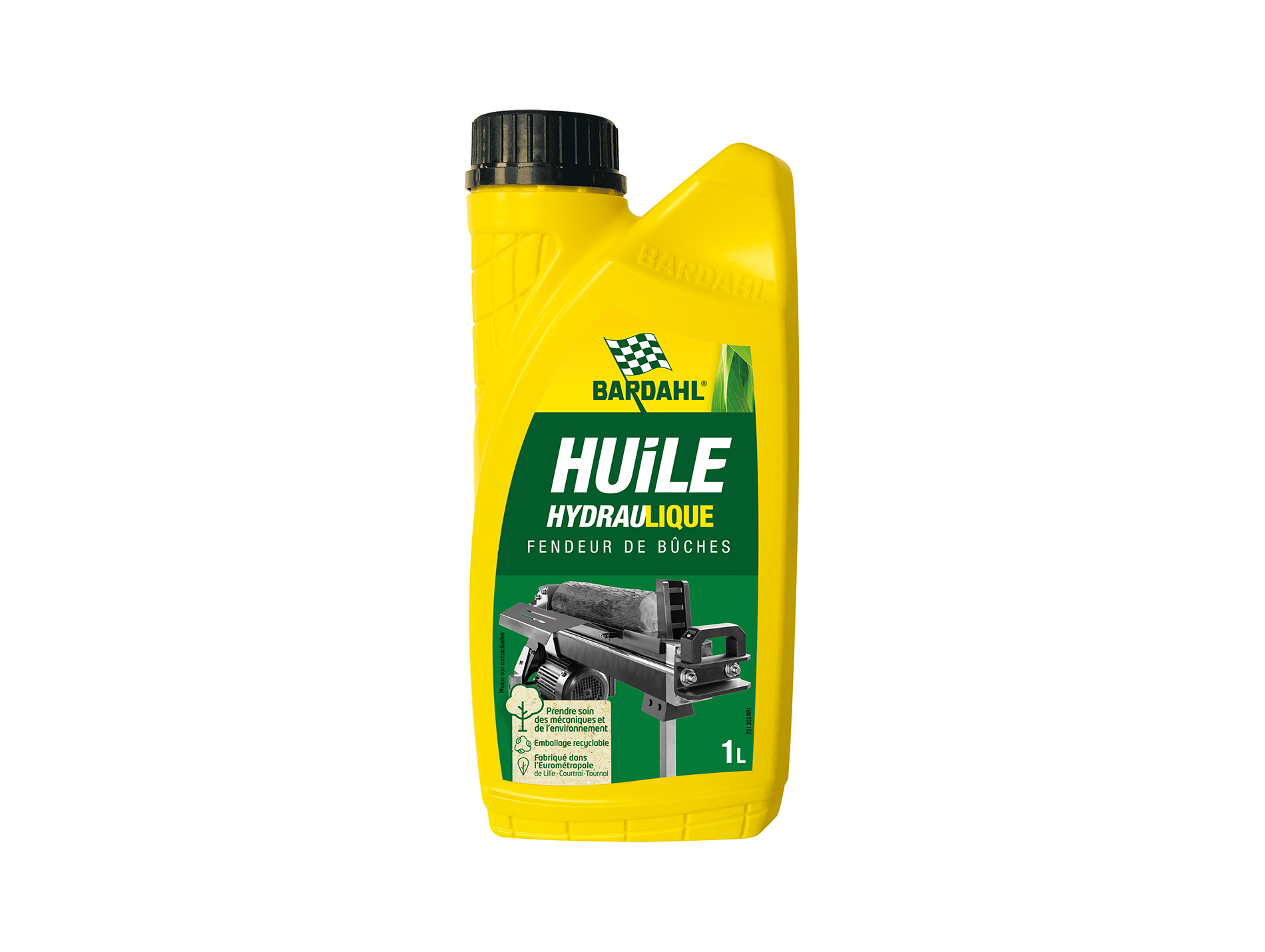 Huile hydraulique BARDAHL pour fendeur de bûches 1L