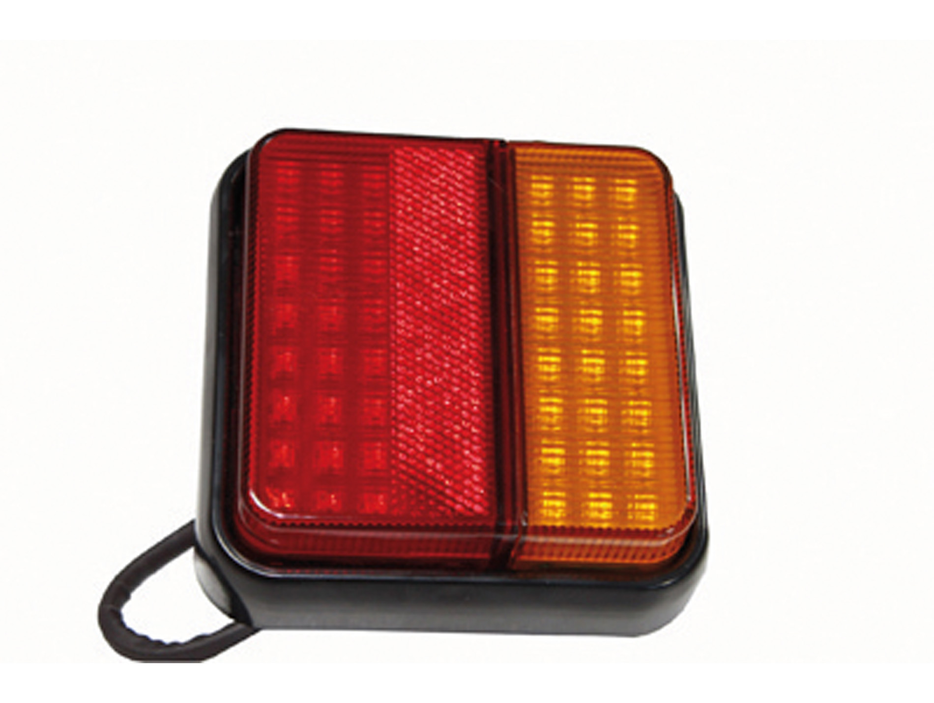 Feu arrière LUMITRACK LED 4 fonctions 12 / 24v 116x116mm