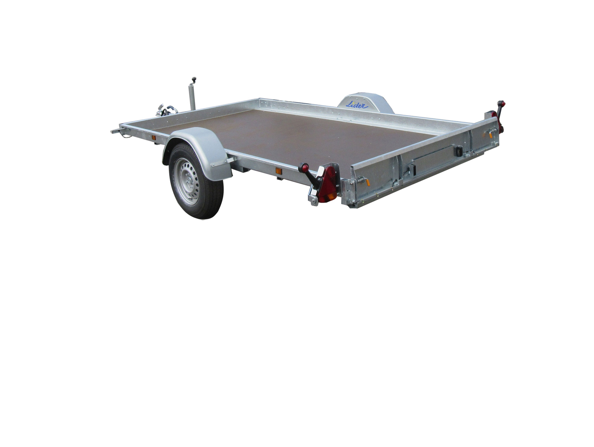 Remorque plateau freinée Robust 1500kg LIDER