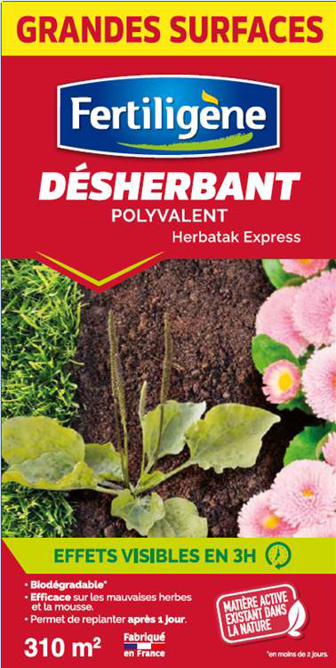 Désherbant polyvalent HERBATAK EXPRESS 700ml Fertiligène