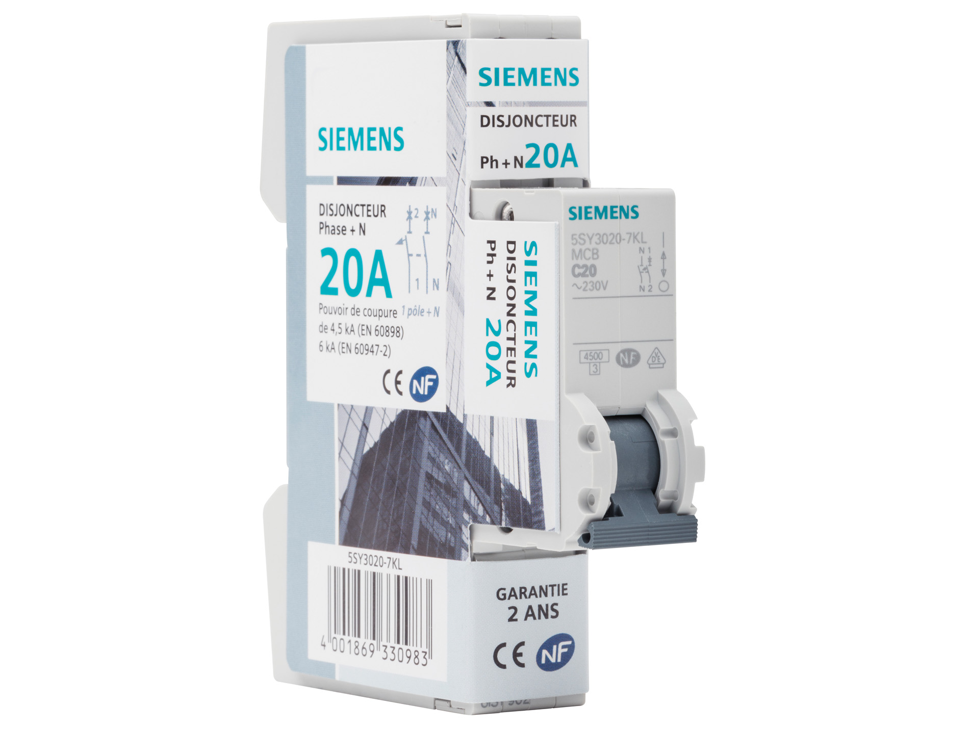 Disjoncteur PH 20A SIEMENS