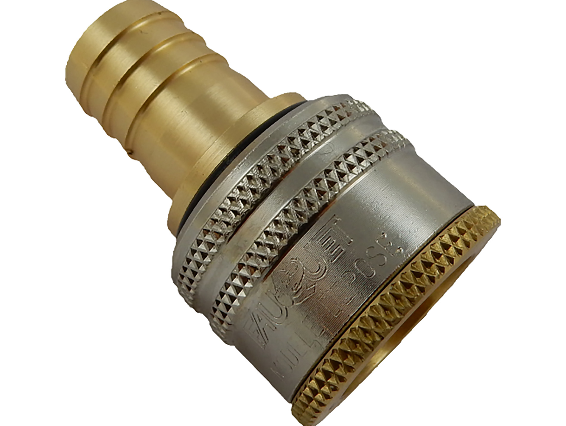 Raccord grand débit FAUQUET à queue cannelé Ø19mm