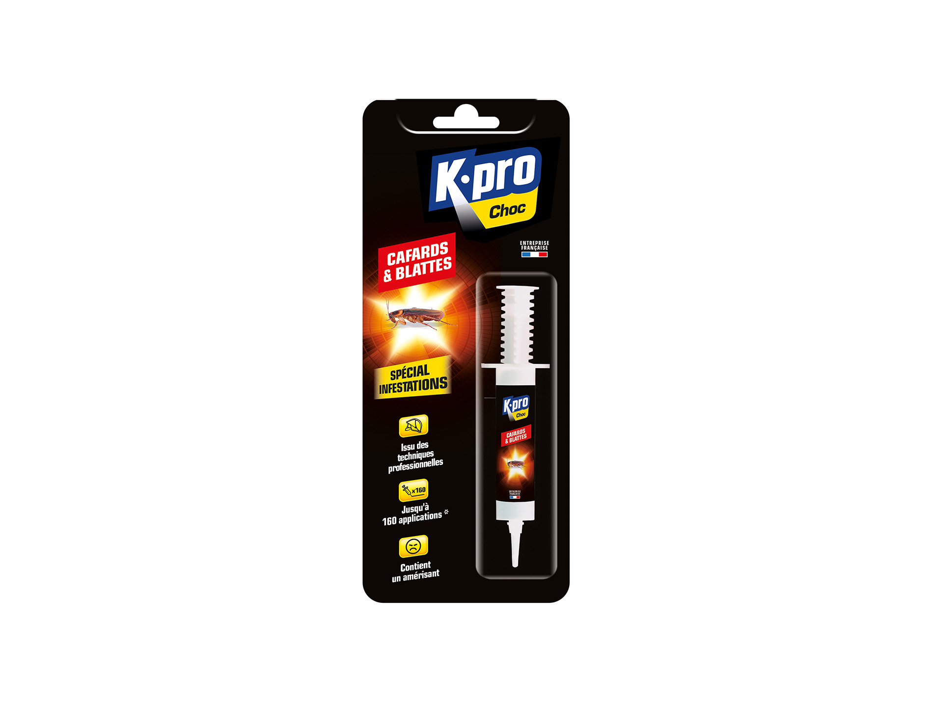 Seringue cafards et blattes KAPO 10g
