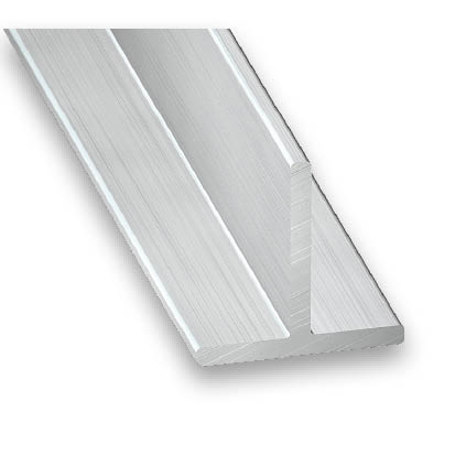 Profilé TÉ CQFD en aluminium brut 15x15x1,5mm 1m