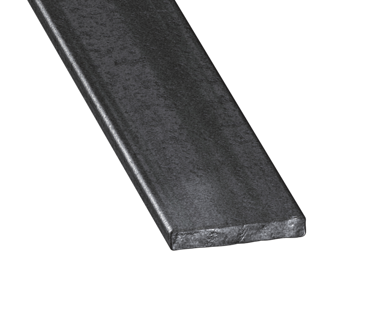 Profilé plat CQFD en acier laminé à chaud verni 40x8mm 1m