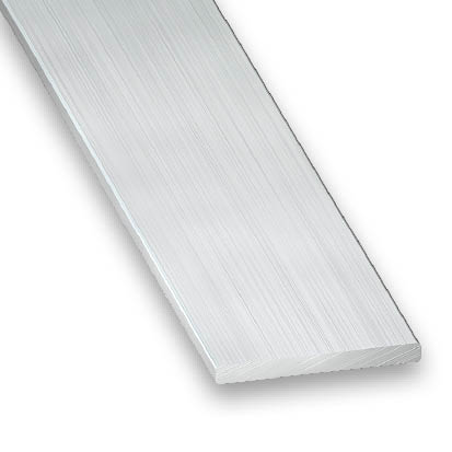 Profilé plat CQFD en aluminium brut 25x2mm 2m