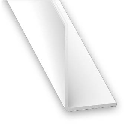 Cornière inégale CQFD PVC blanc 40x10mm 2m