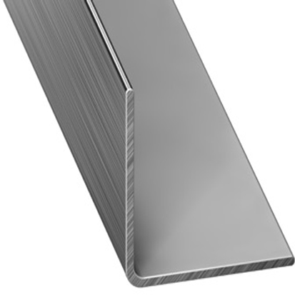 Cornière égale CQFD en PVC inox 20x20mm 2m