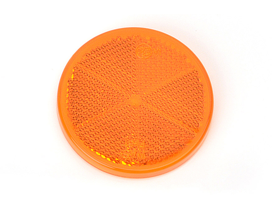 Catadioptres ronds adhésifs blanc SÉLECTION EMERAUDE x2