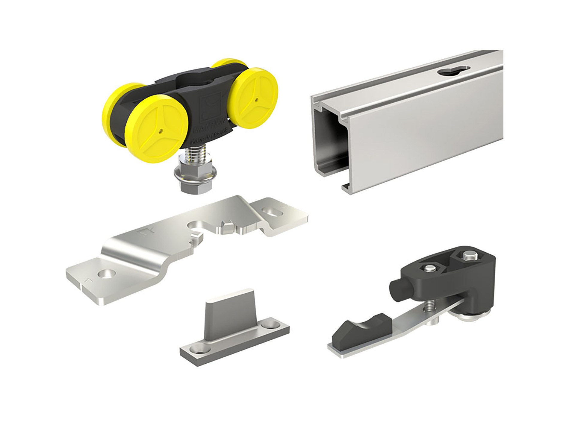 Kit ensemble MANTION pour portes de 80kg