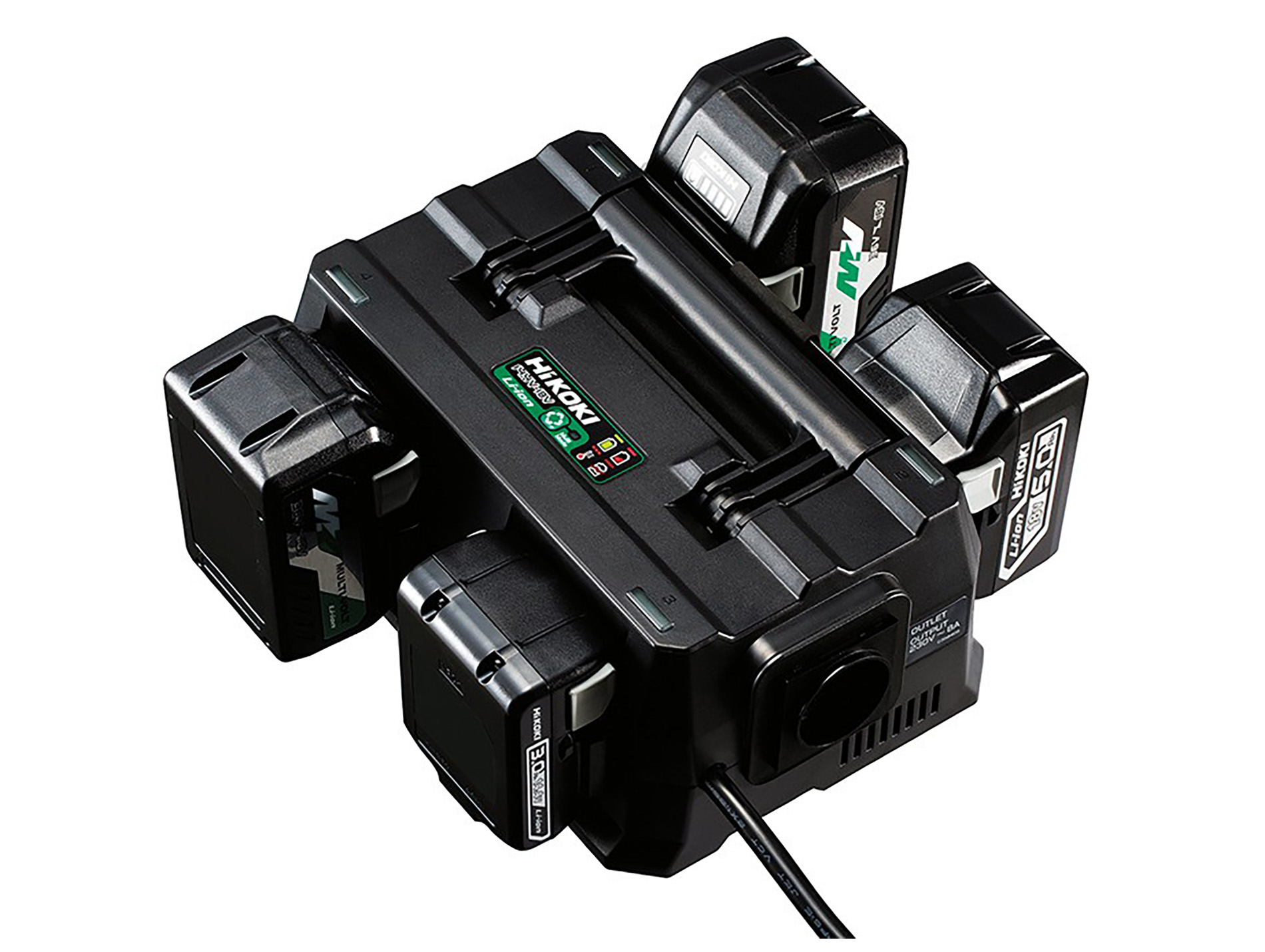 Chargeur rapide multi-batteries HIKOKI multi-ports 14.4v / 18v