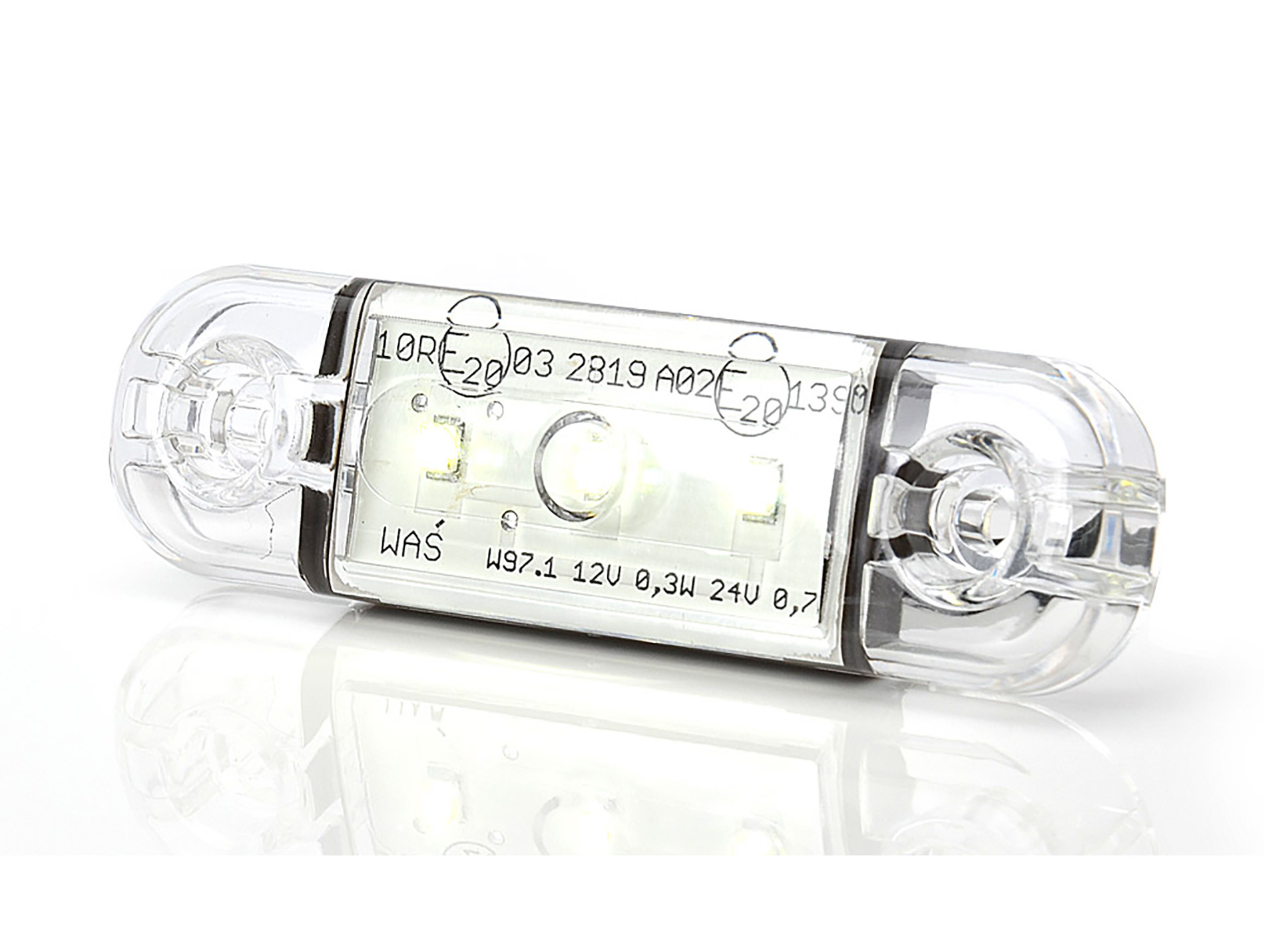 Feu de position avant blanc 3 LEDs SÉLECTION EMERAUDE