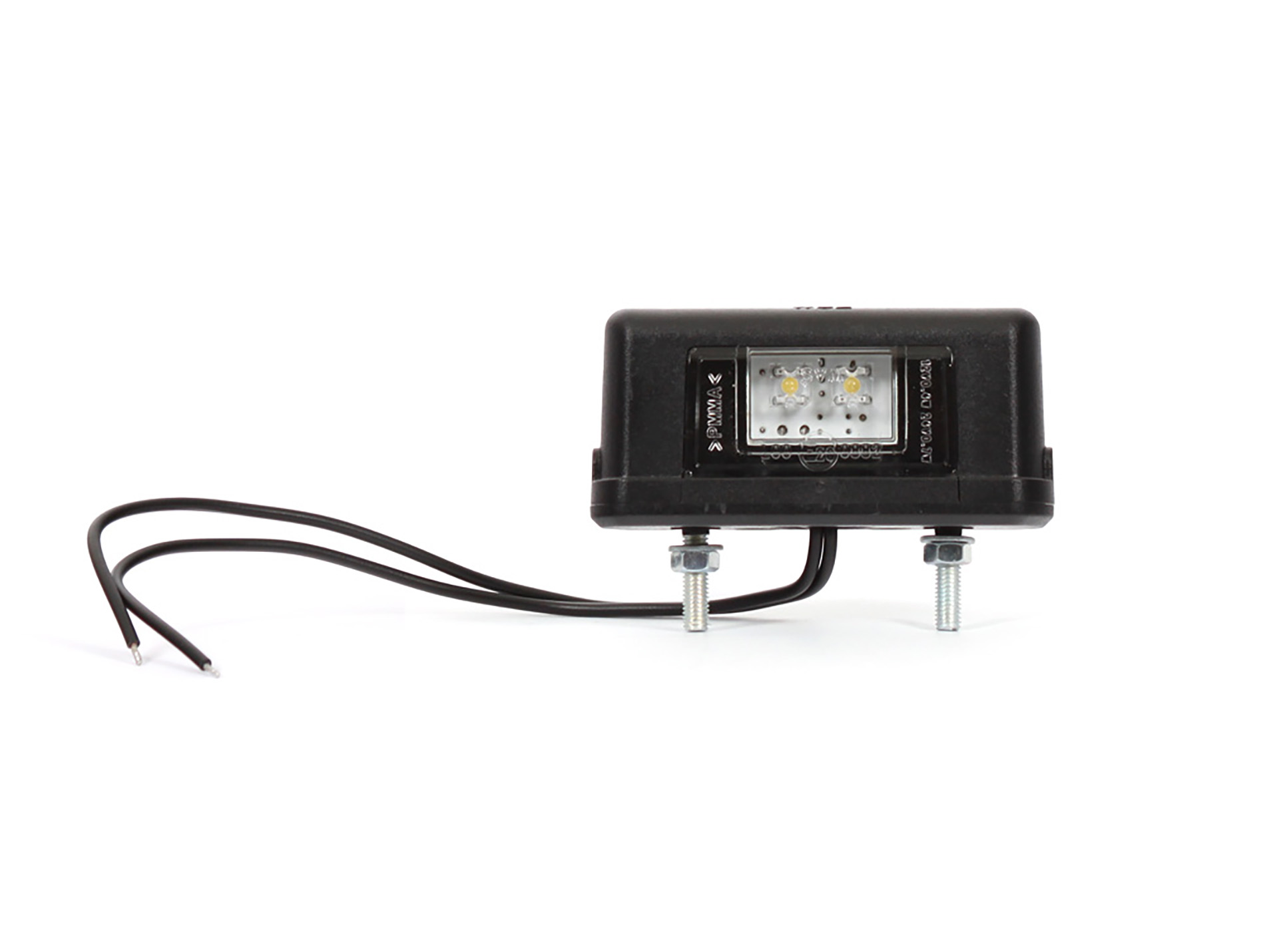 Éclaireur de plaque 2 LEDs SÉLECTION EMERAUDE 12/24v