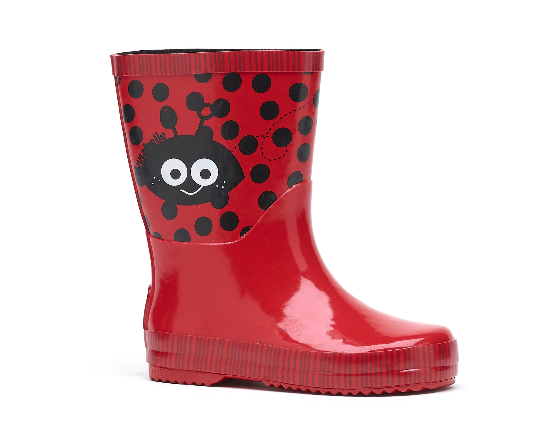 Bottes ROUCHETTE Anabel caoutchouc enfant rouge 25 Espace Emeraude®