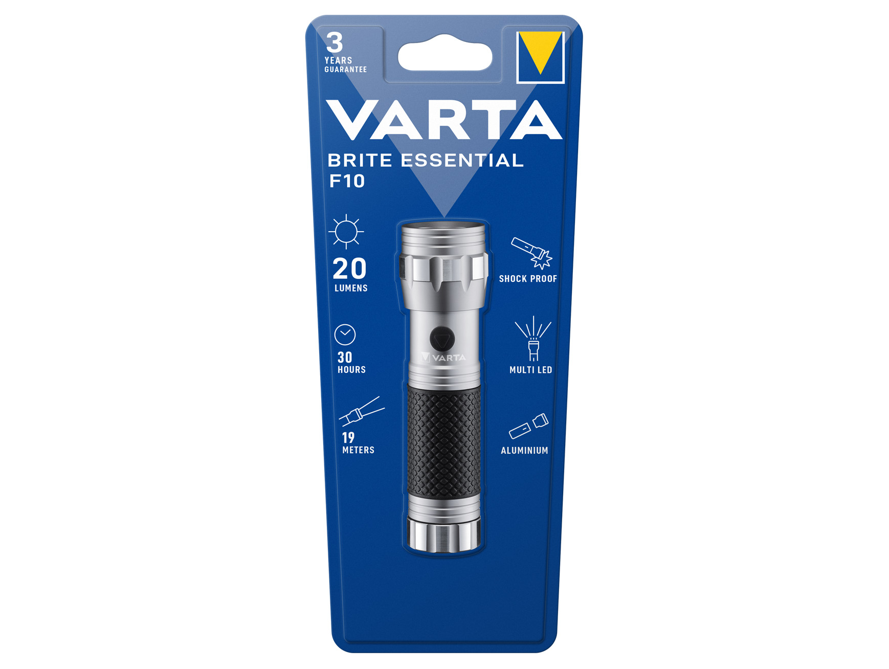 Lampe torche Led VARTA Brite Essentials F10 20lm