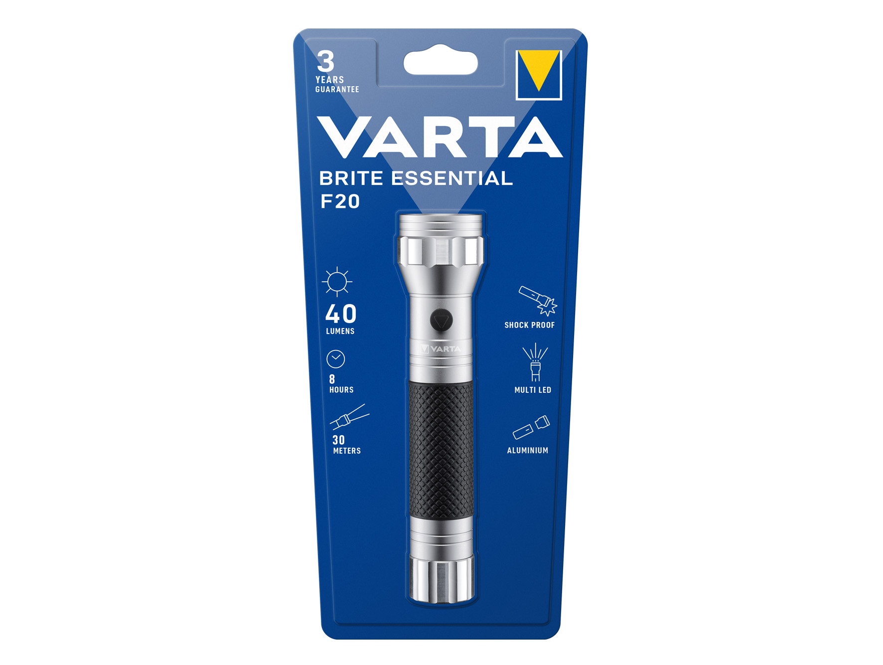 Lampe torche Led VARTA Brite Essentials F20 40lm