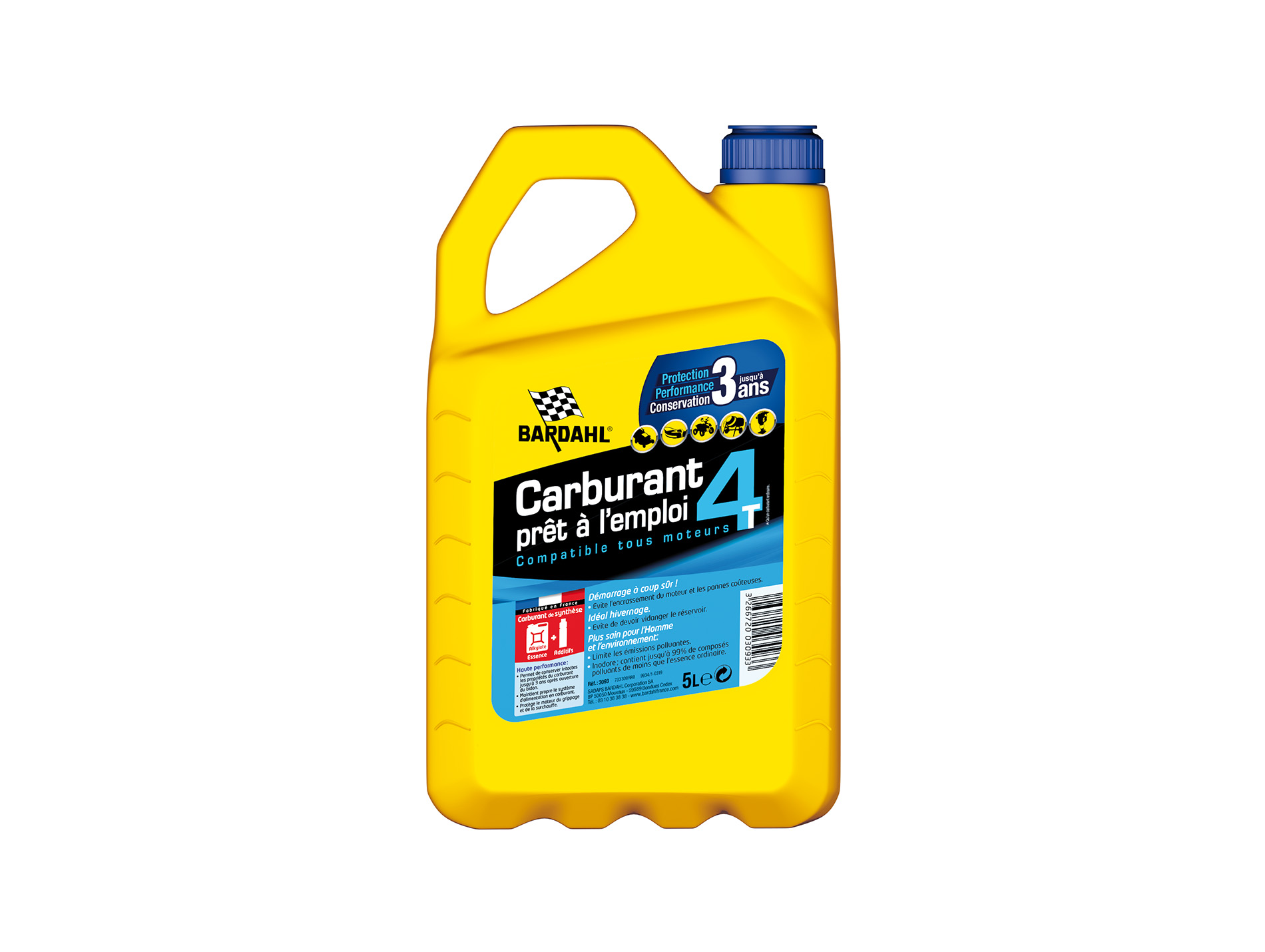 Carburant moteur 4 temps 5L BARDAHL