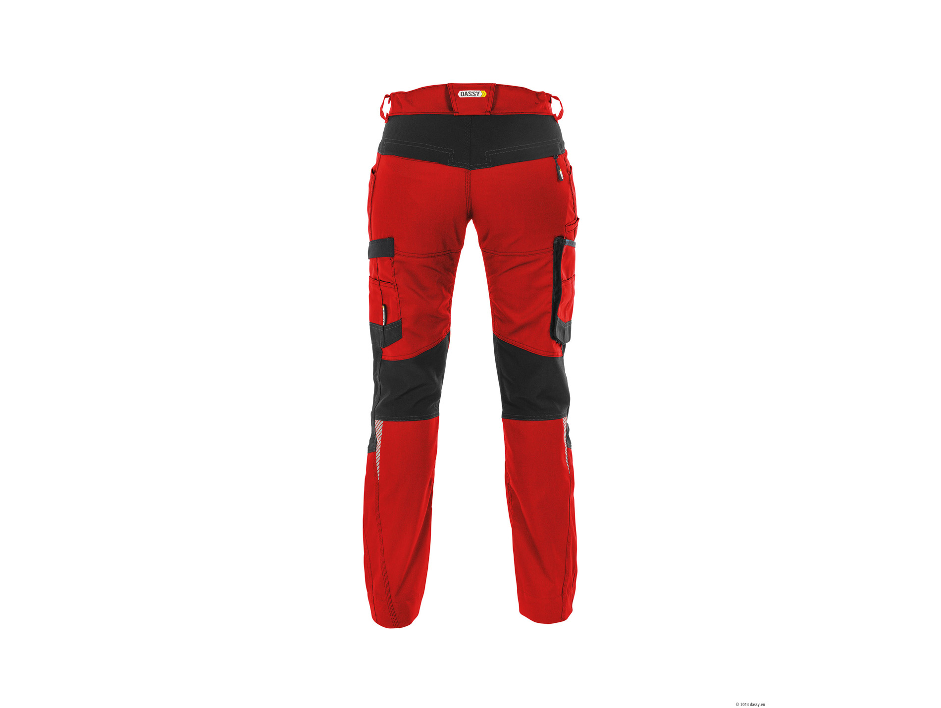 Pantalon de travail DASSY Hélix stretch femme rouge 44 Espace