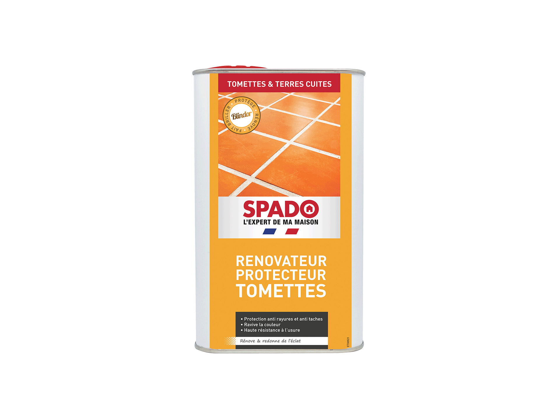 Rénovateur protecteur SPADO tomettes et terre cuite 1L