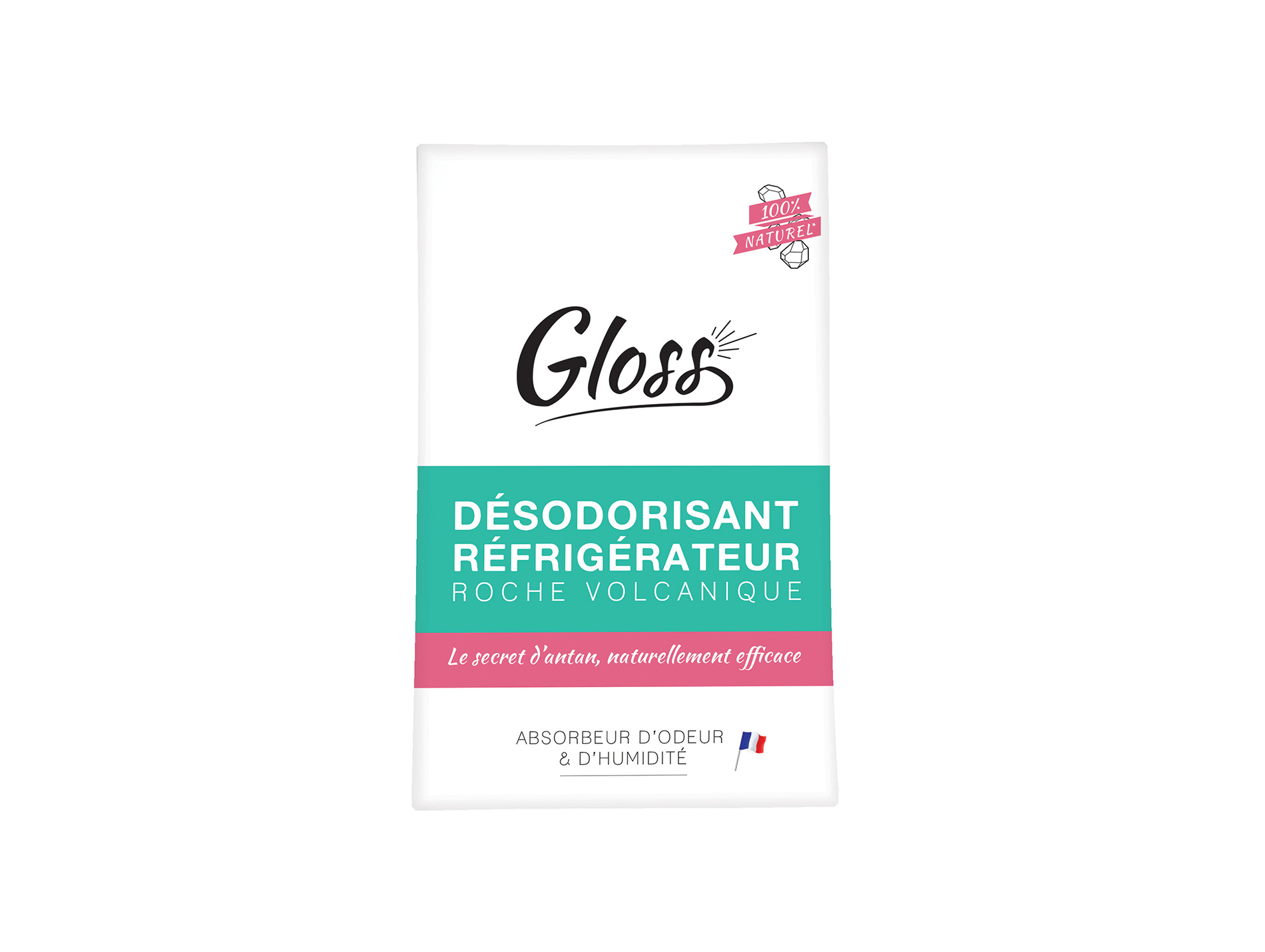 Désodorisant réfrigérateur GLOSS à la roche volcanique
