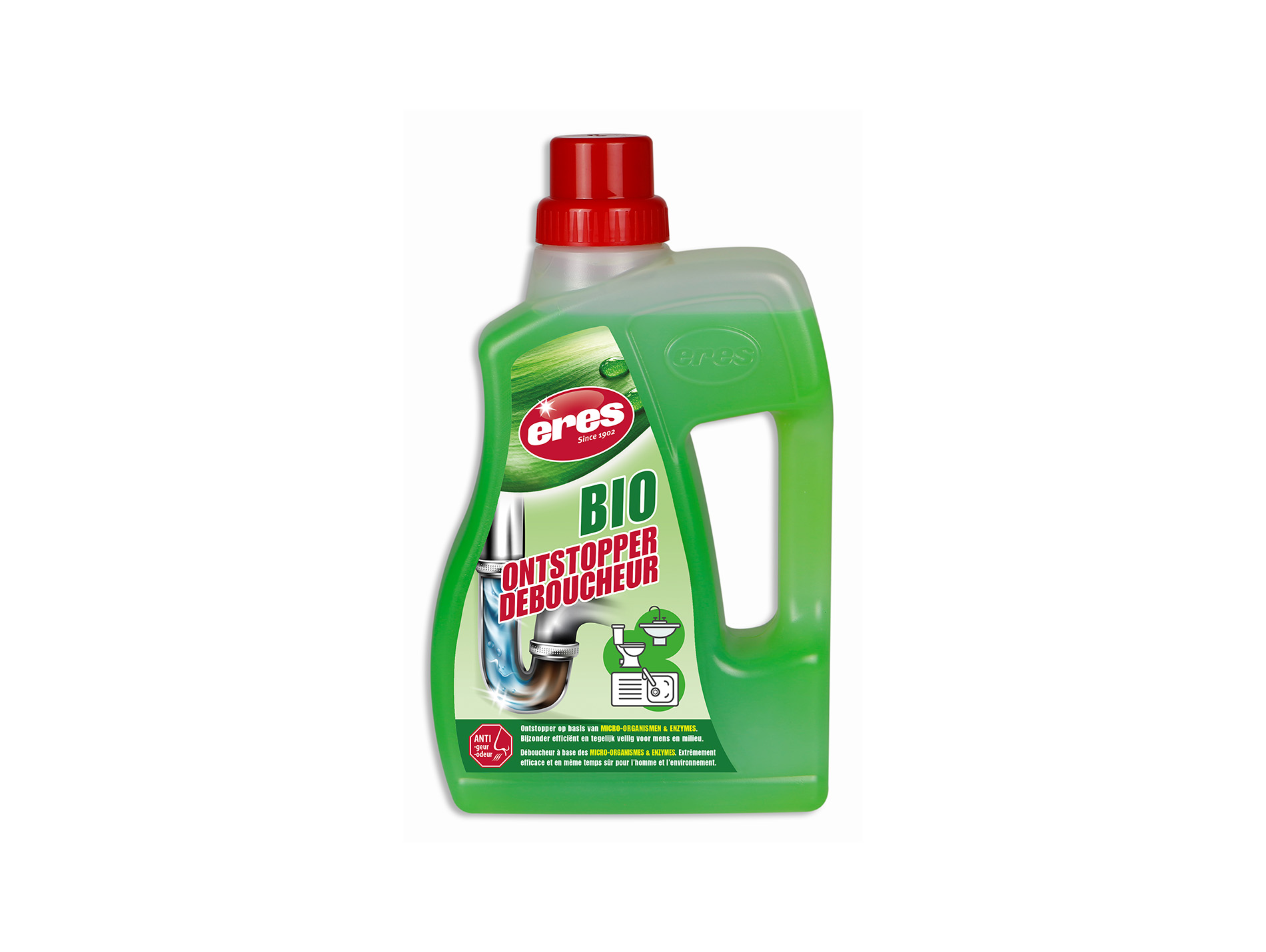 Déboucheur biologique avec flacon 1L