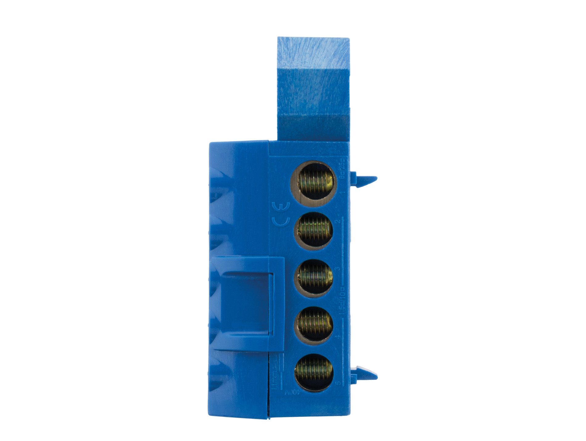 Bornier neutre THOMSON bleu 6 connexions 100a