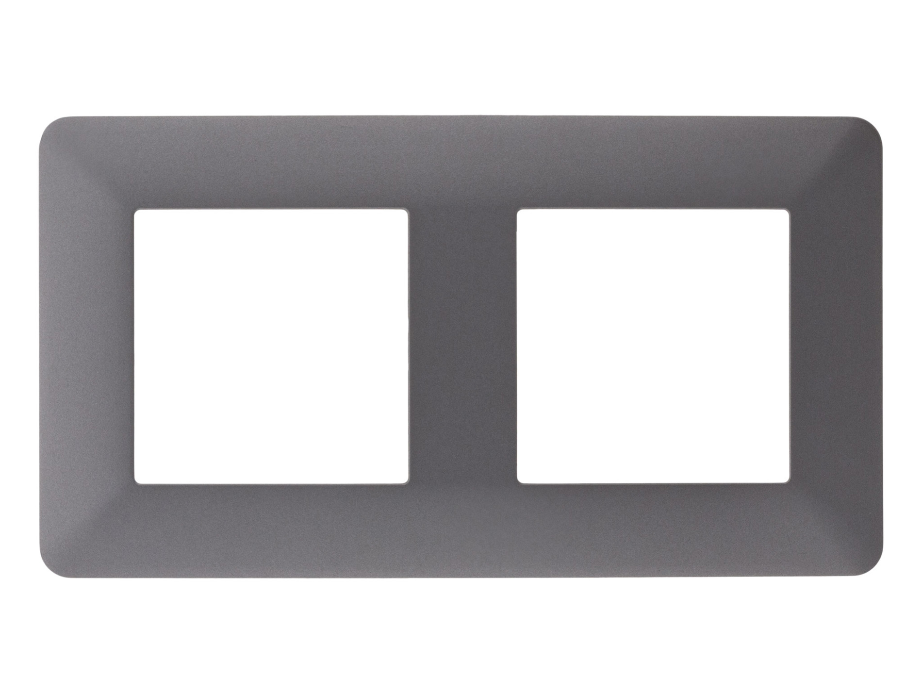 Plaque double ZENITECH Artezo Titanium 15,7x8,7x1,1cm