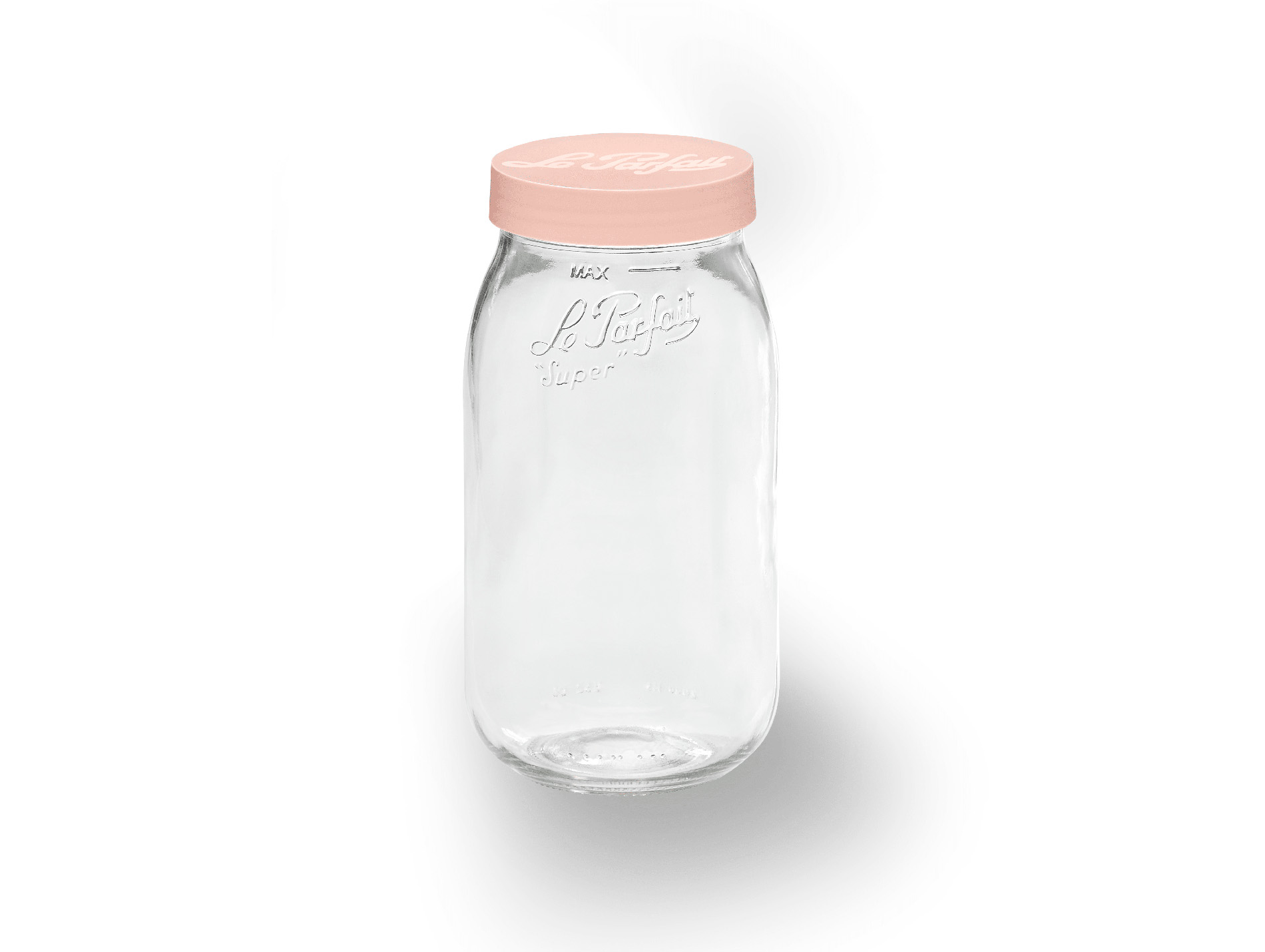 Bouteille En Verre Excelsa Happy Color 1 Litre – Lisse, Jaune, Lavable Au Lave-vaisselle (Dimensions 8 X 8 X 30 Cm)