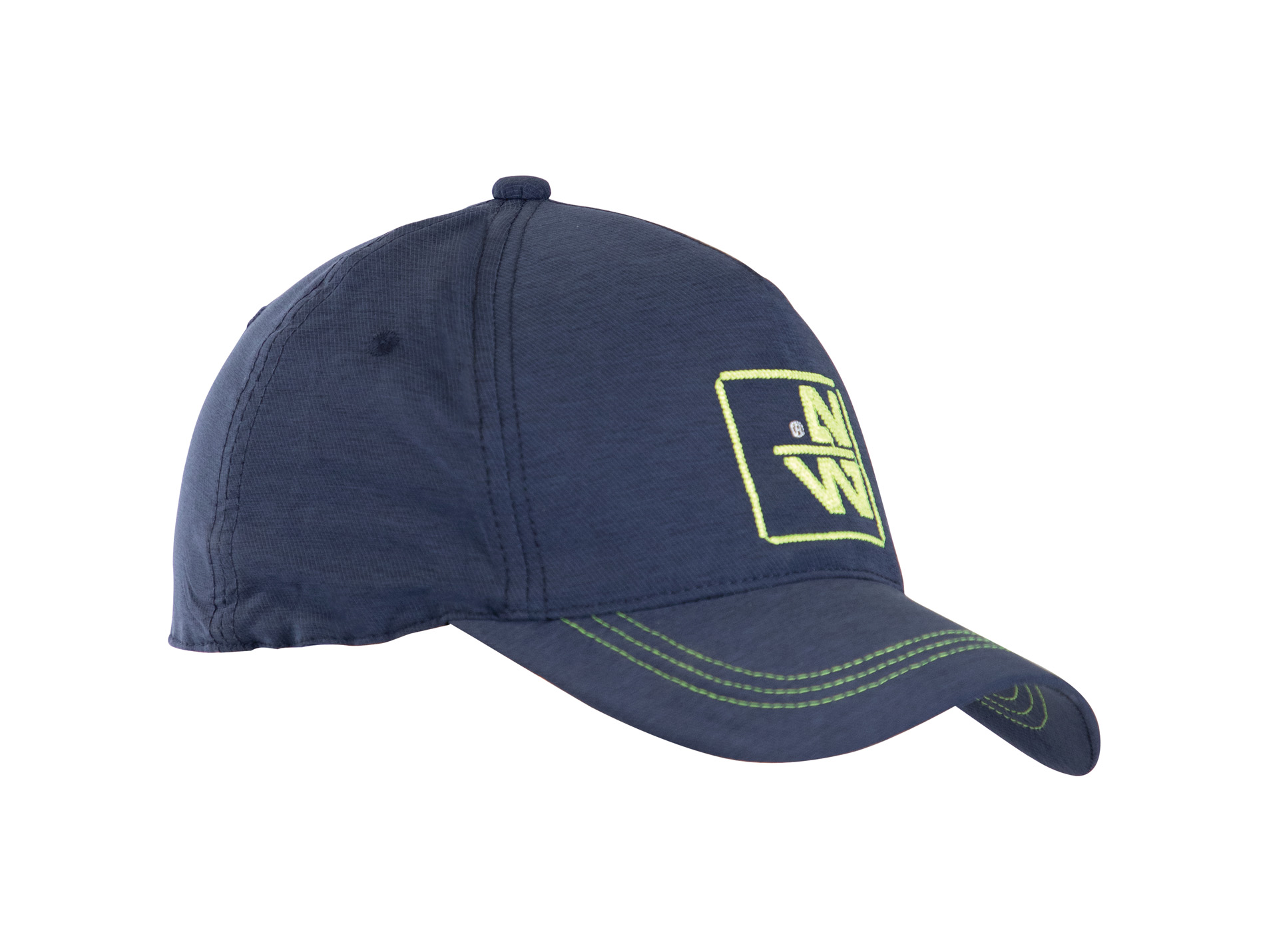Casquette NINE WORTHS Bonnie stretch marine/jaune