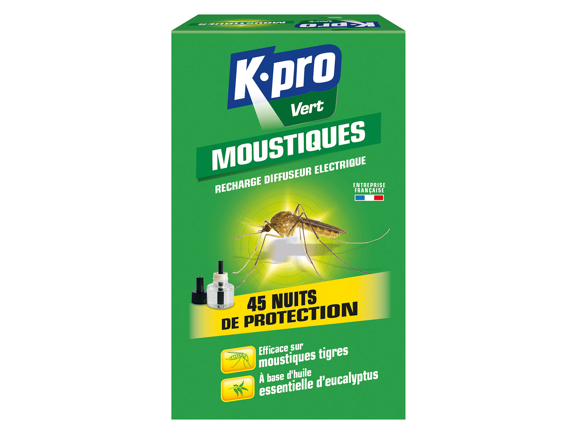 Recharge pour diffuseur électrique anti-moustiques K.PRO 7g