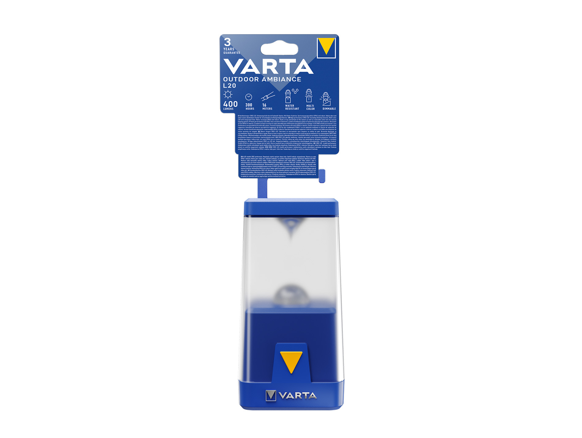 Lanterne Led VARTA Outdoor Ambiance L20