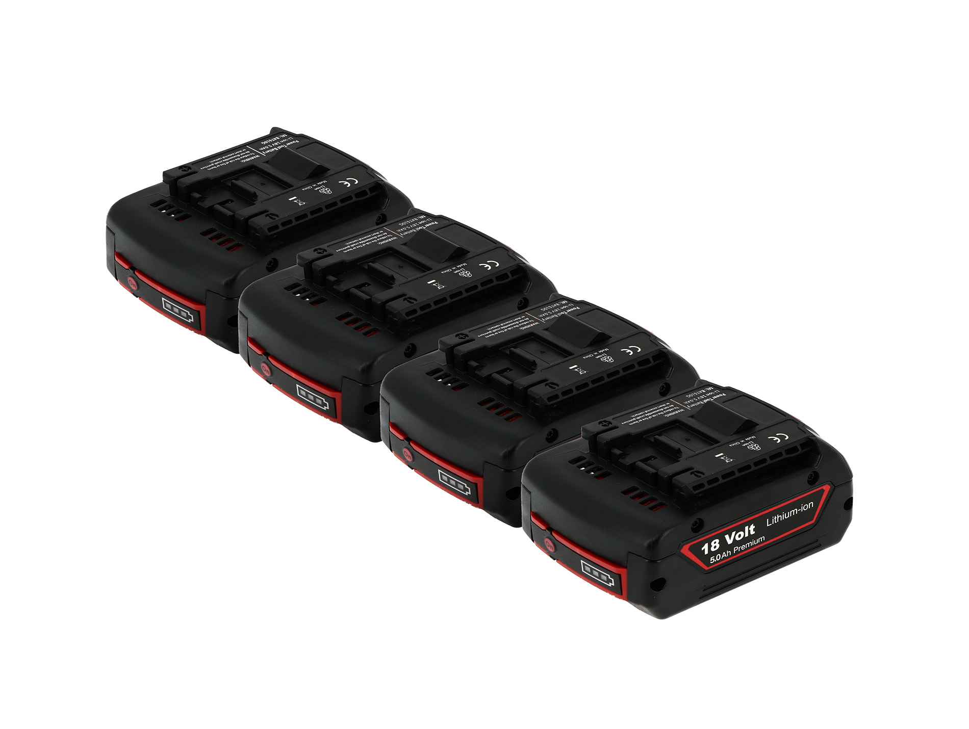 Pack 4 batteries CORI POWER 18v 5ah compatibles BOSCH