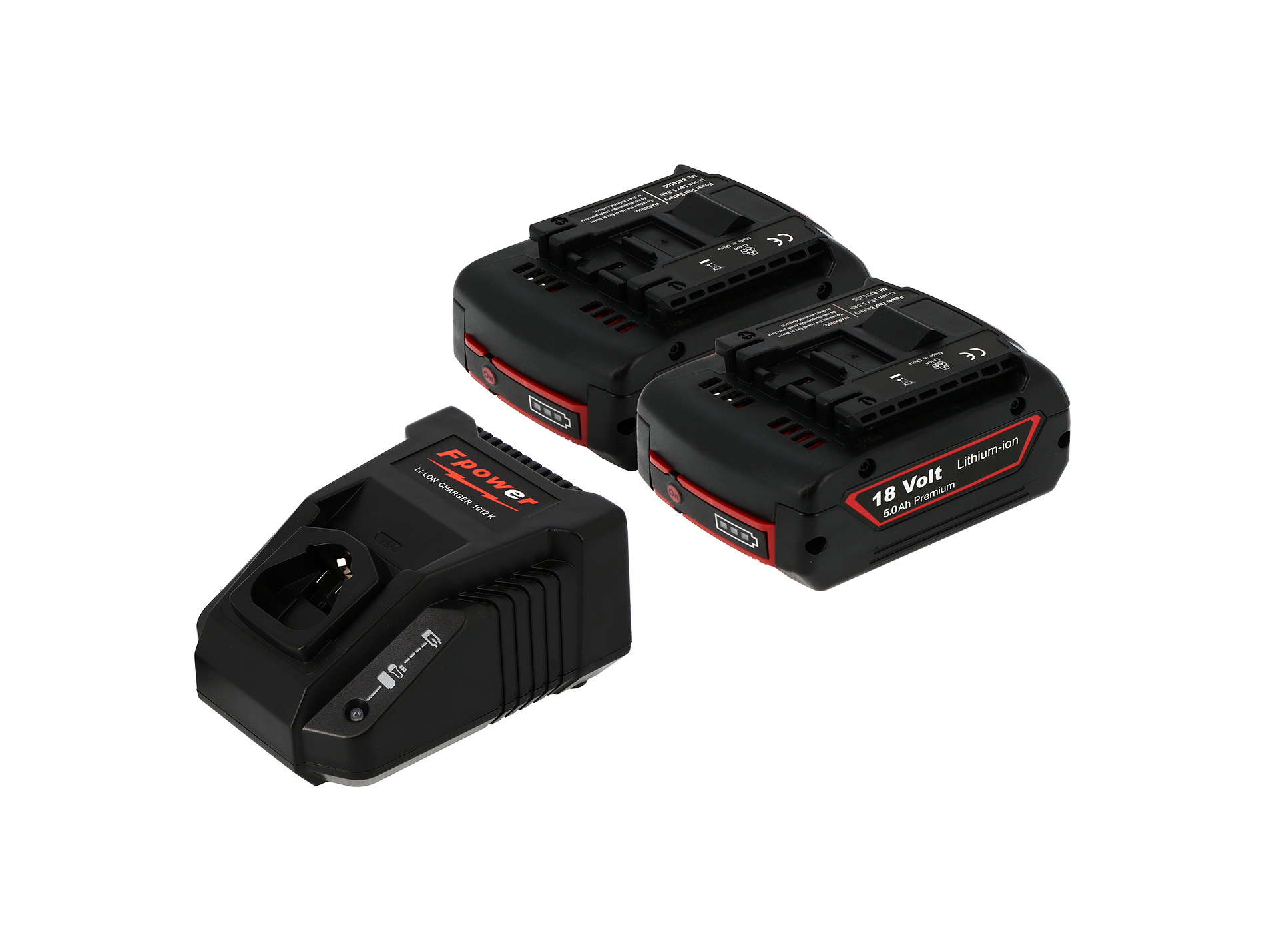 Pack 2 batteries CORI POWER 18v 5ah + chargeur simple BOSCH