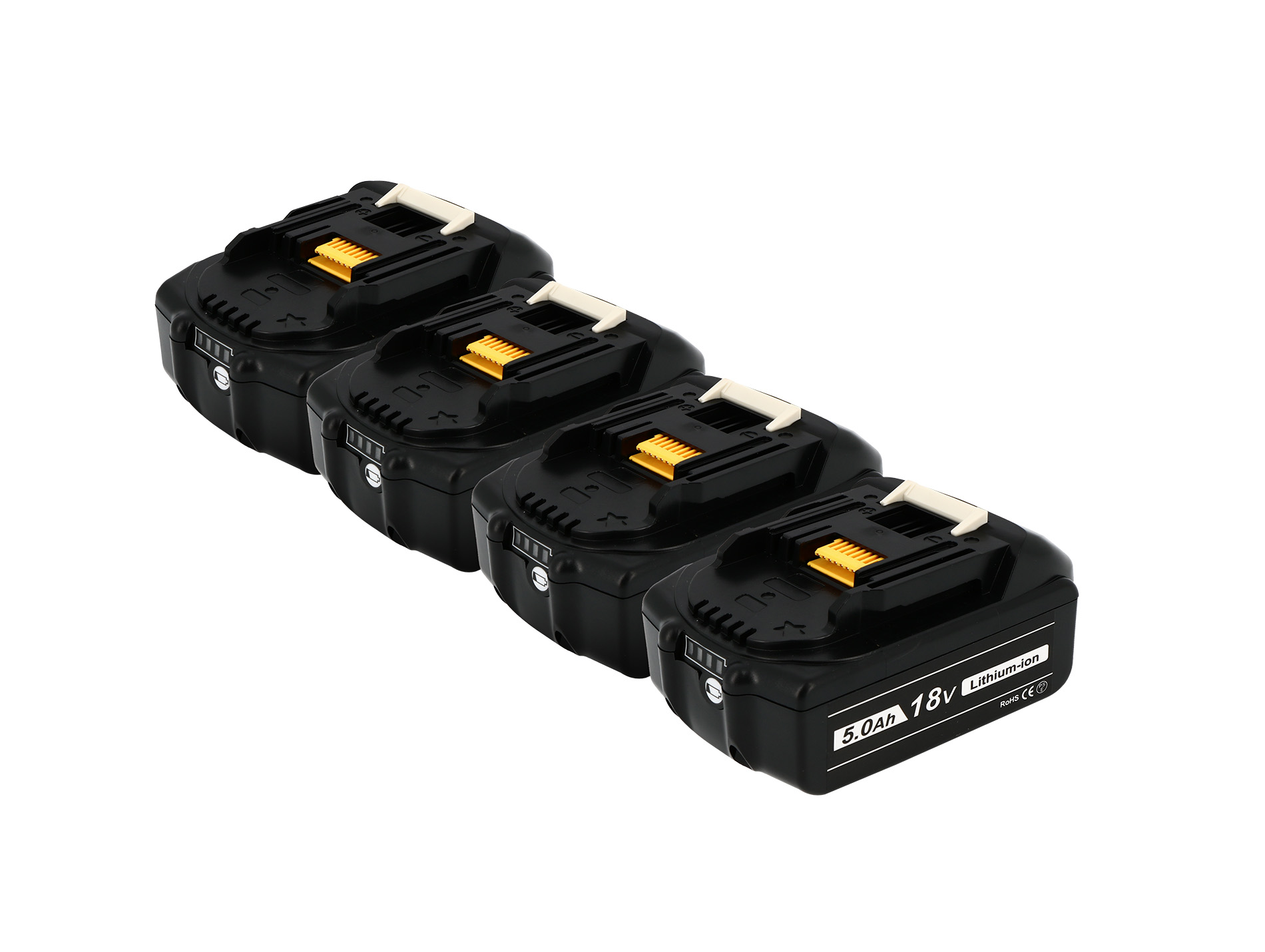 Pack 4 batteries CORI POWER 18v 5ah compatibles MAKITA