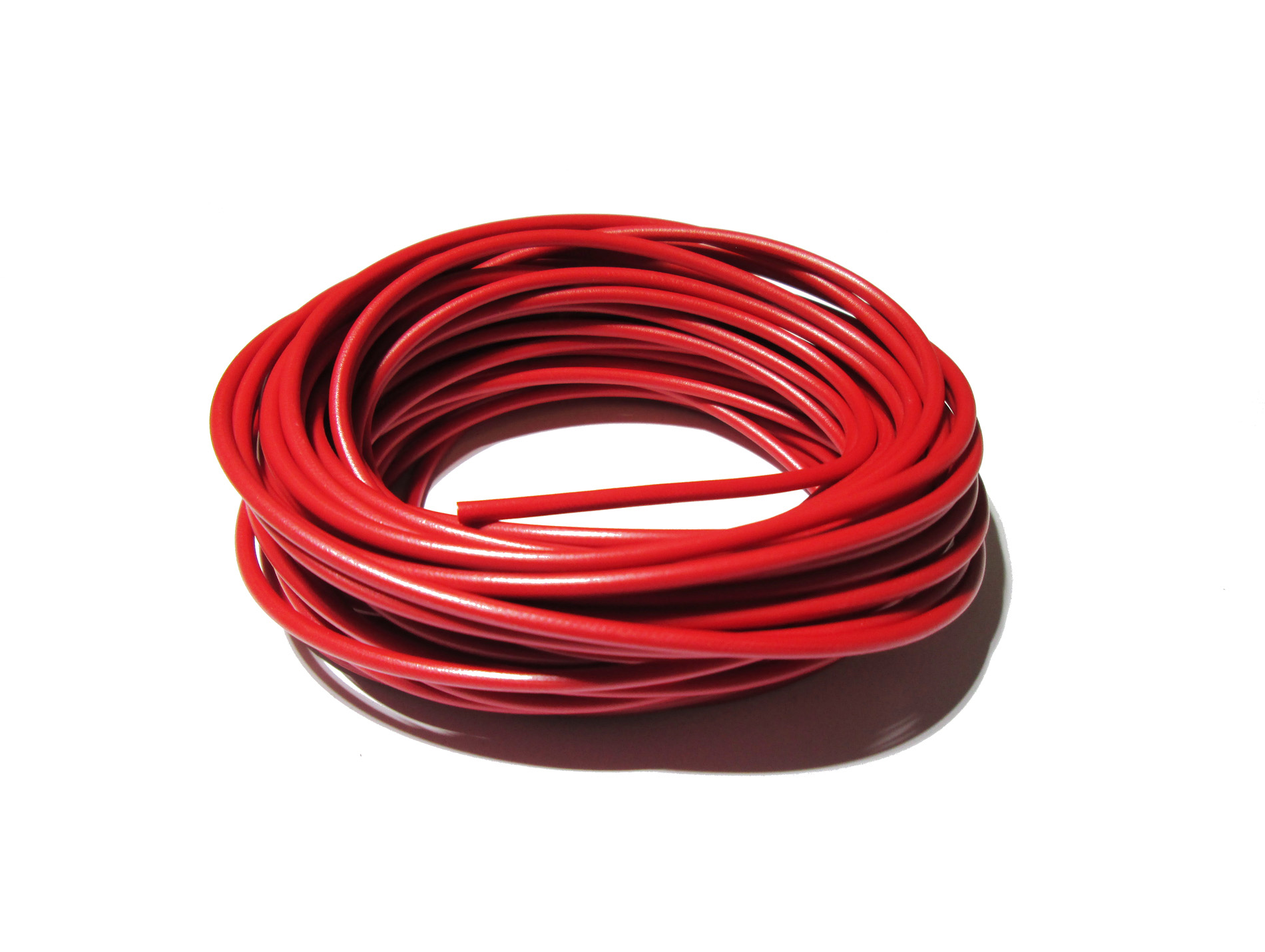 Fil SÉLECTION EMERAUDE 1x1mm rouge 10m