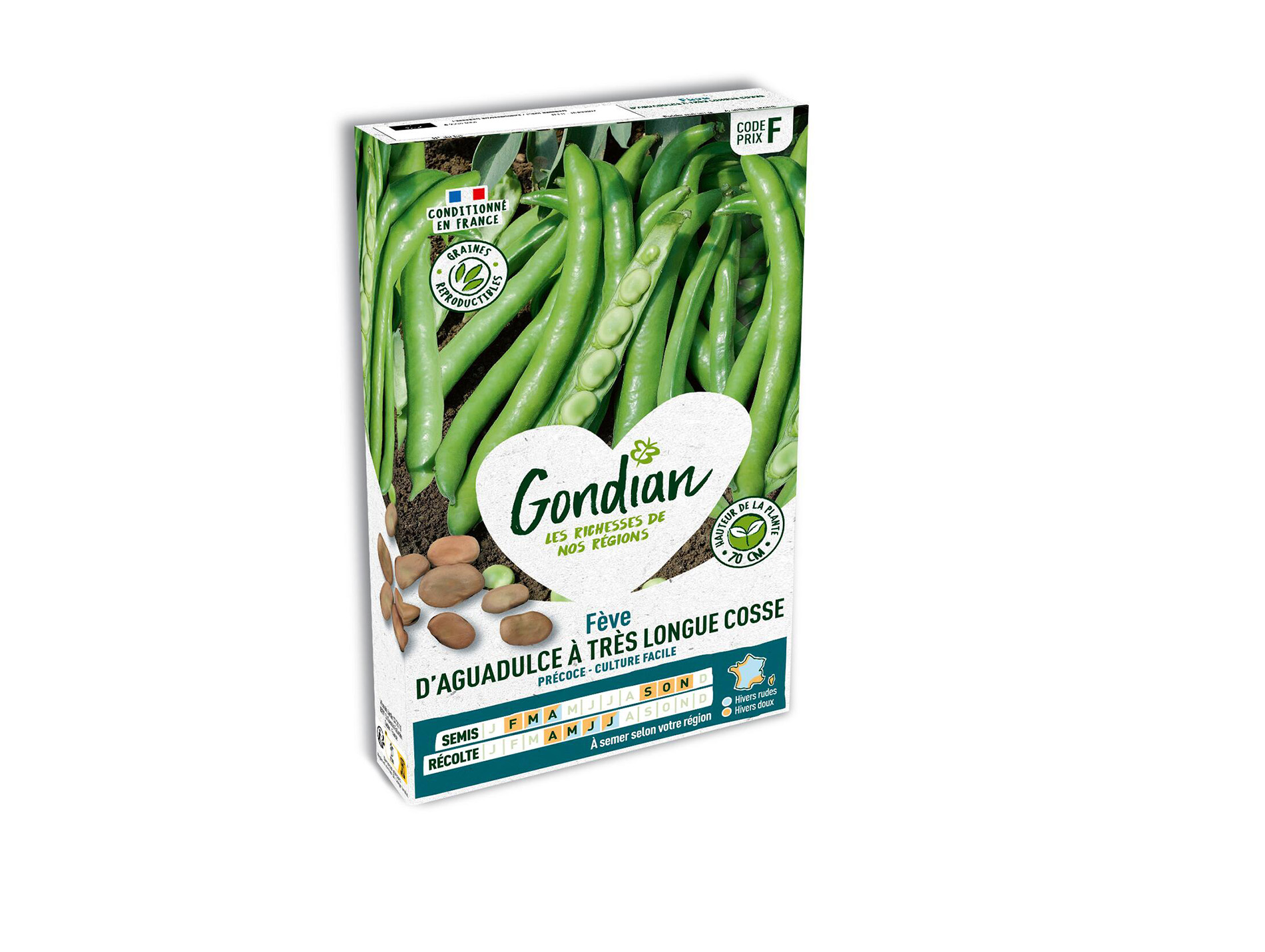 Fève d'Aguadulce à Très Longue Cosse GONDIAN Série F 250g