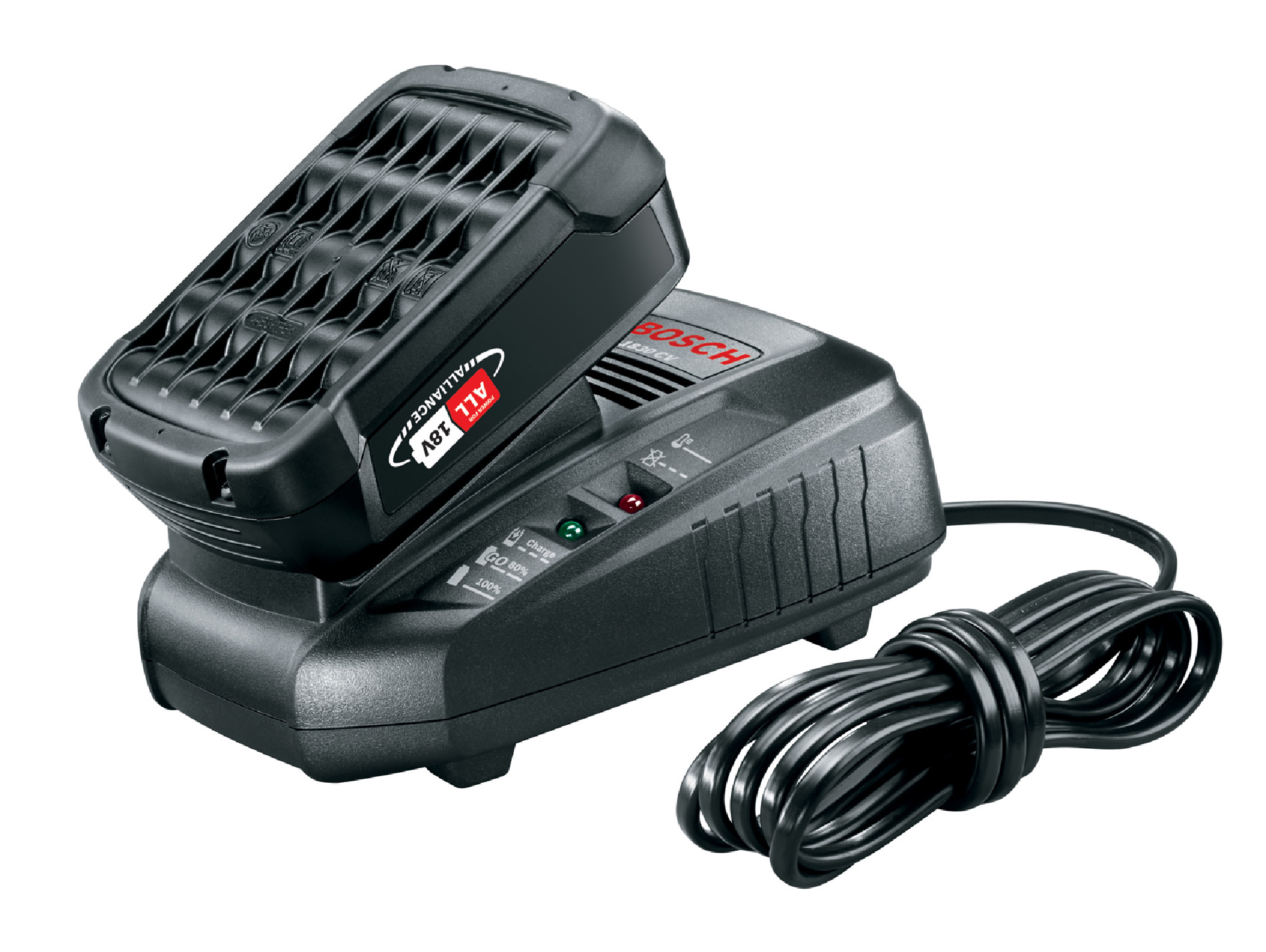 Starter set BOSCH 18v 2,5ah + chargeur rapide AL1830CV