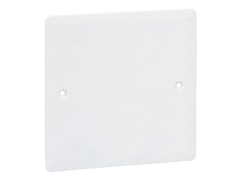 Plaque d?obturation LEGRAND Batibox blanc 100x100mm