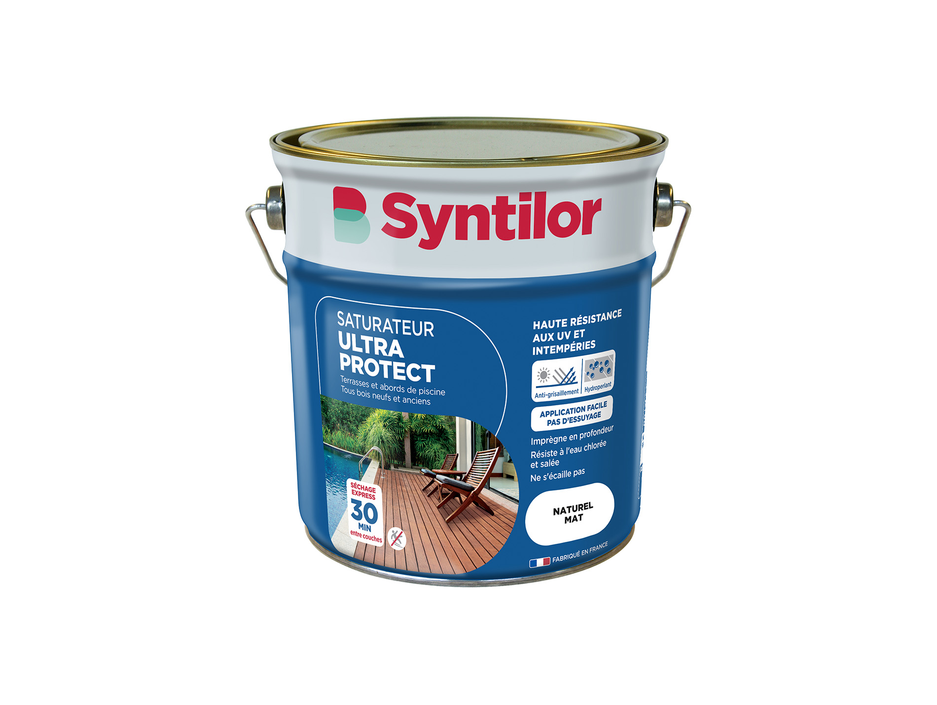 Saturateur Ultra Protect SYNTILOR sol extérieur Naturel mat 2,5L