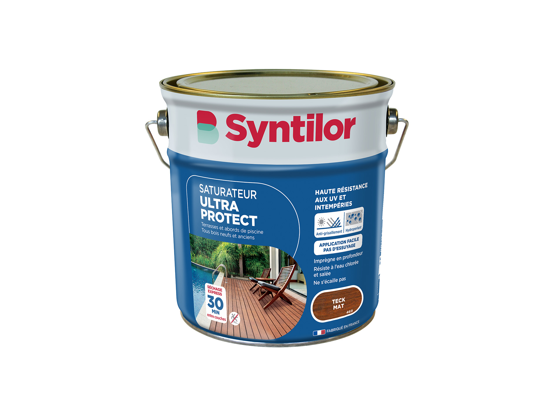 Saturateur Ultra Protect SYNTILOR sol extérieur Teck mat 2,5L