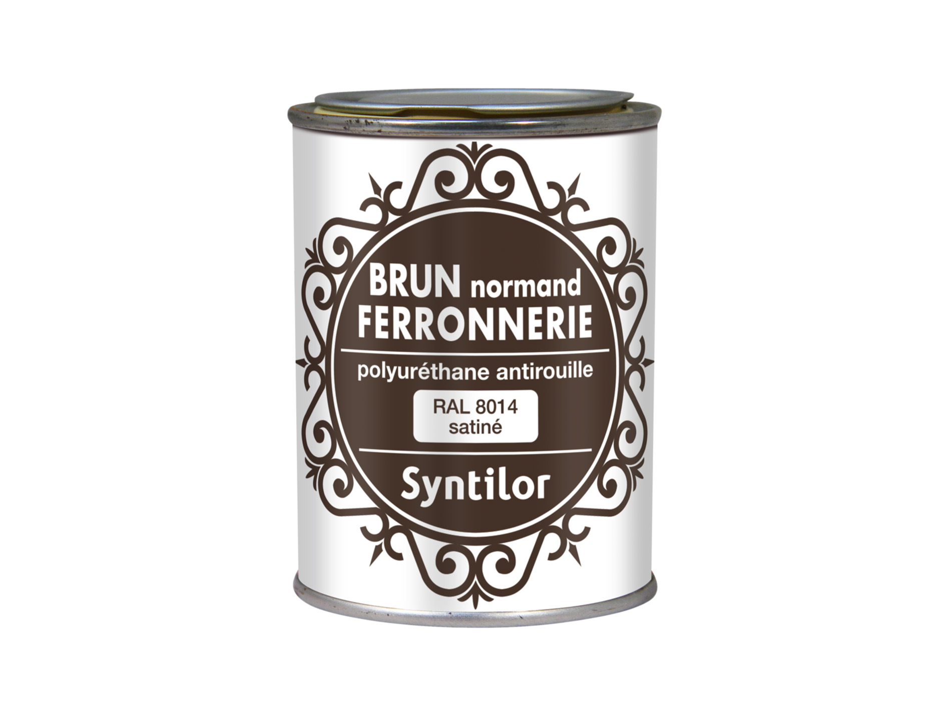 Peinture ferronnerie SYNTILOR brun satiné 250ml