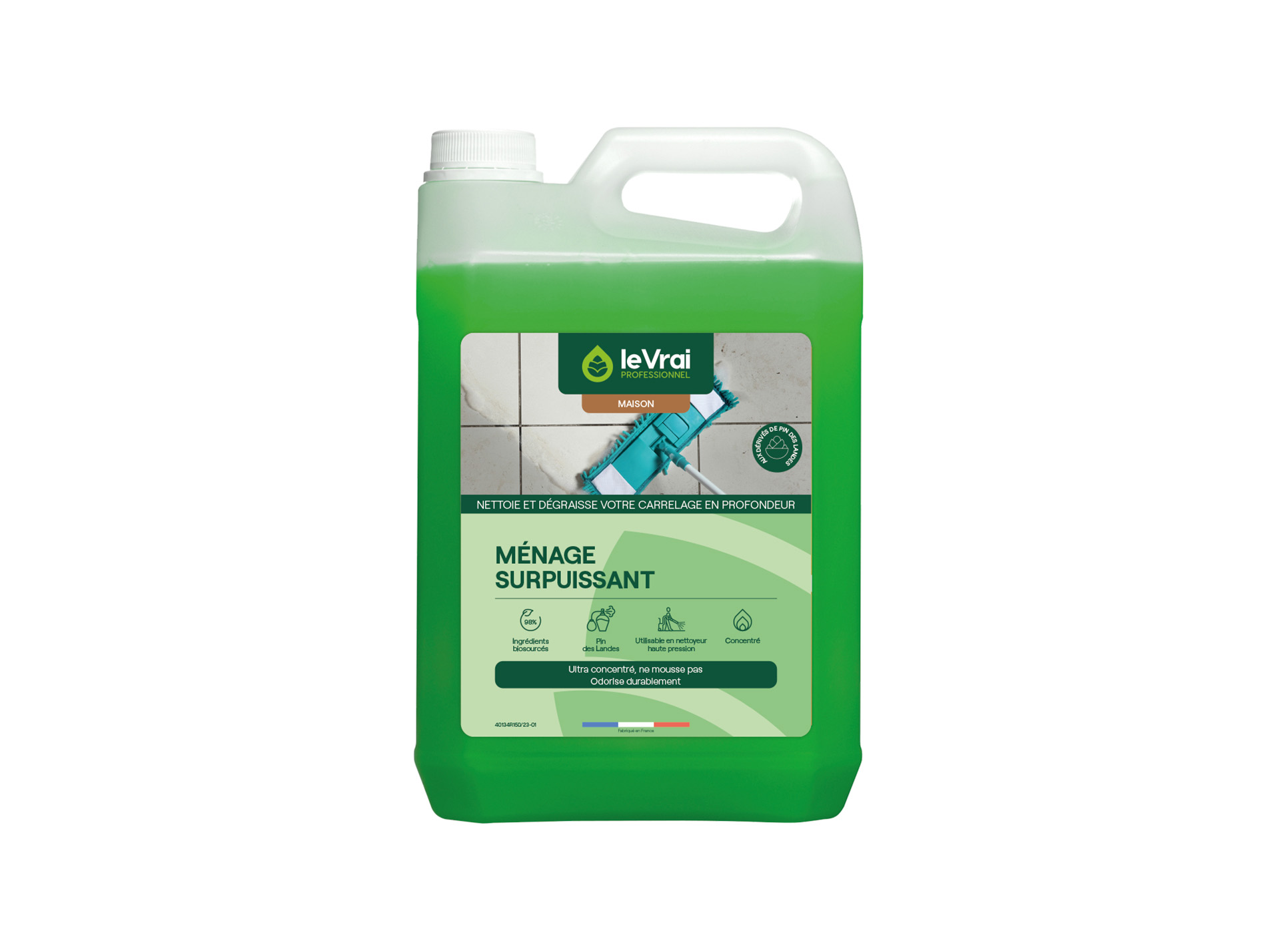 Nettoyant sol LE VRAI ménage surpuissant 5L