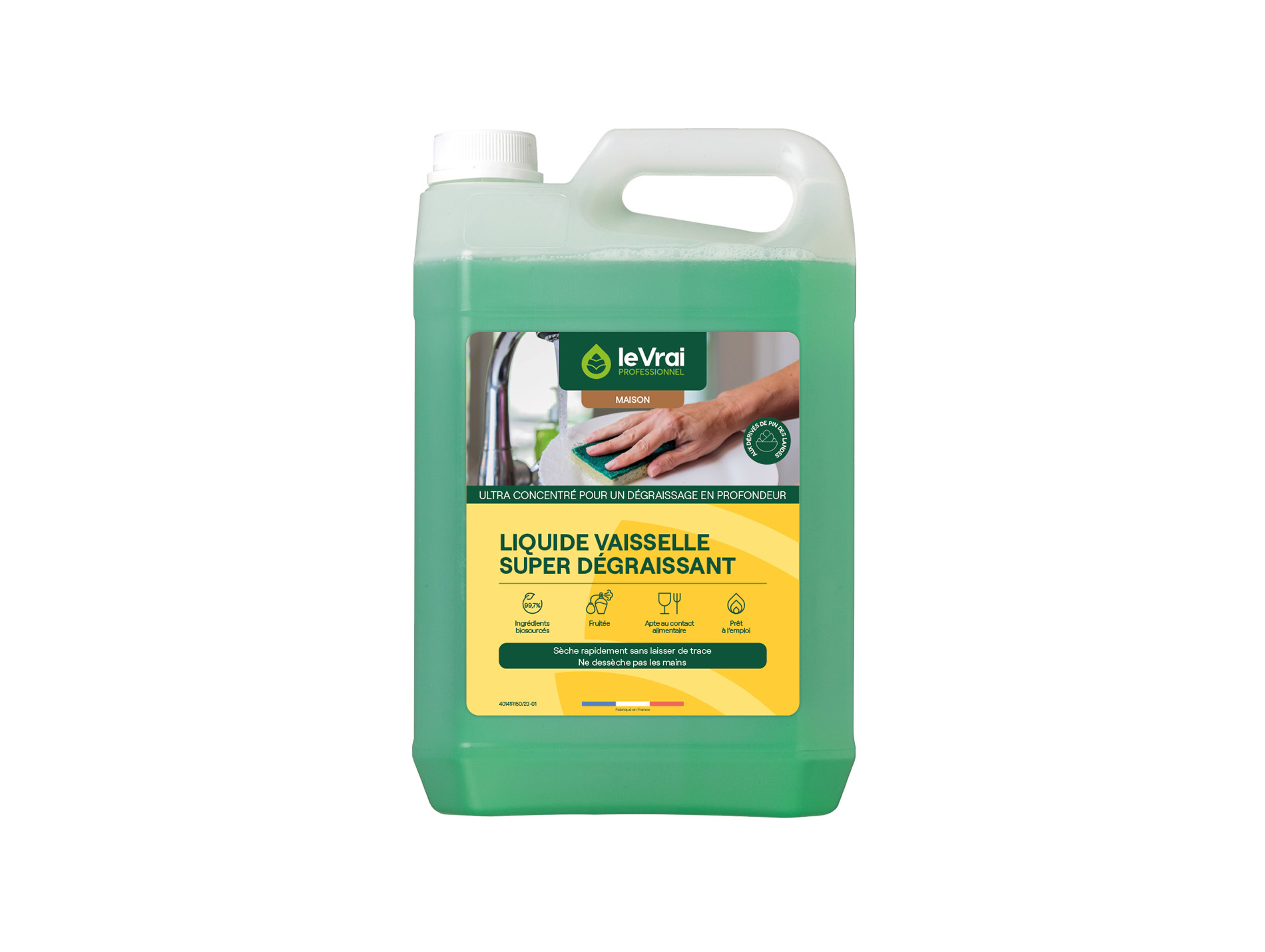 Liquide vaisselle LE VRAI super dégraissant 5L
