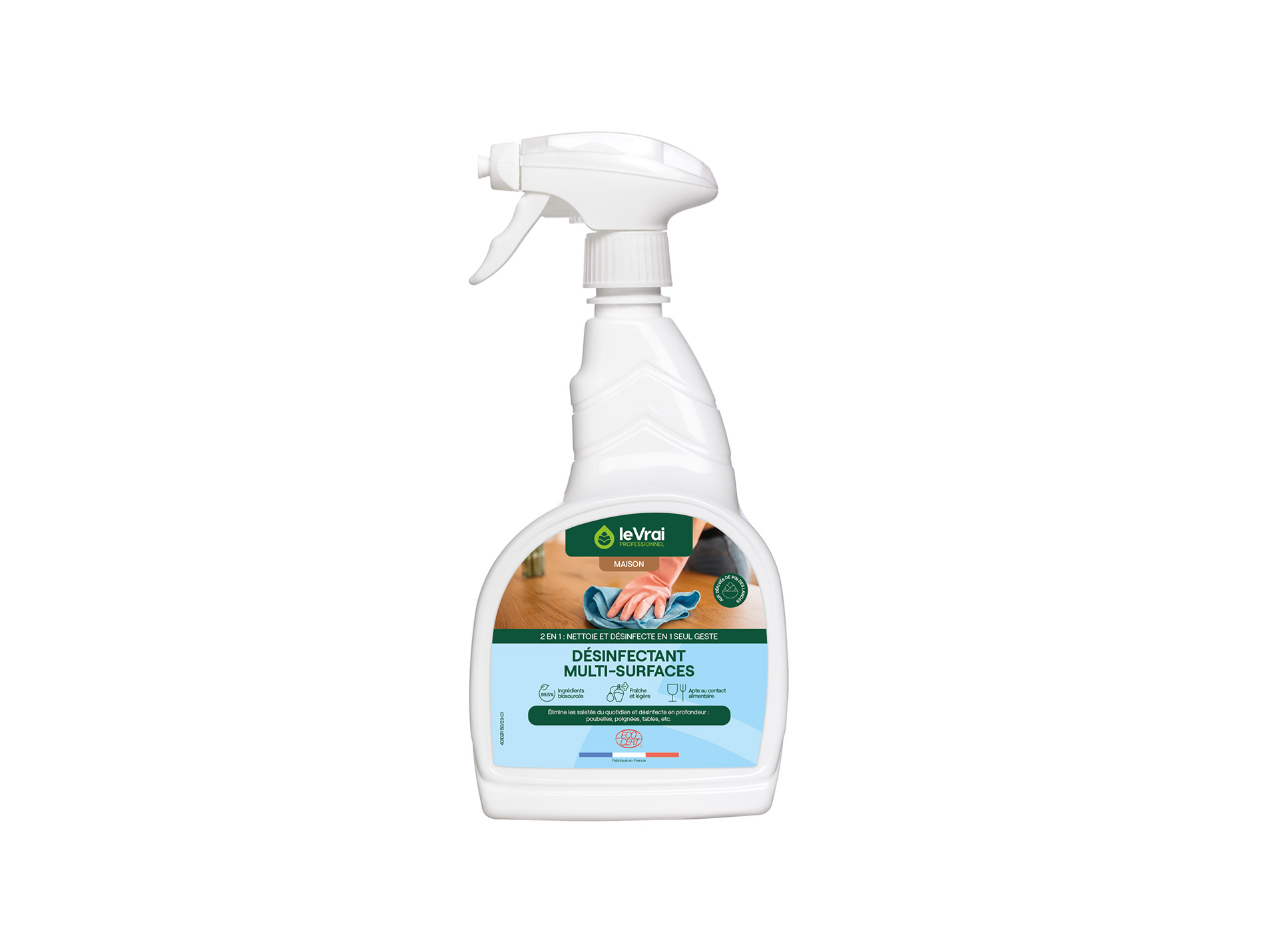 Désinfectant multi-surfaces LE VRAI 750ml