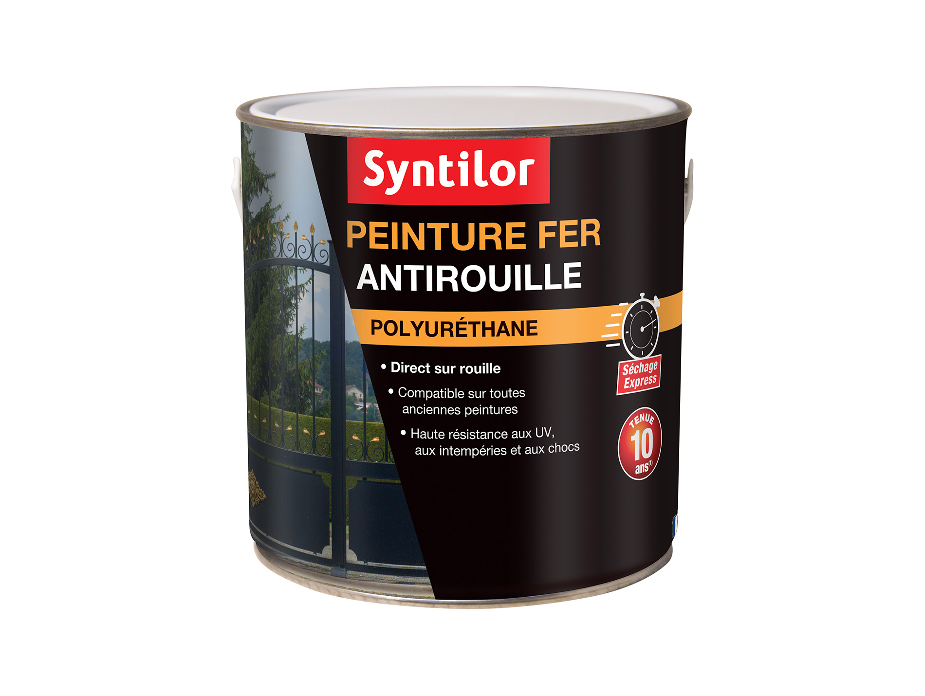Peinture ferronnerie SYNTILOR Noir Brillant 1,5L